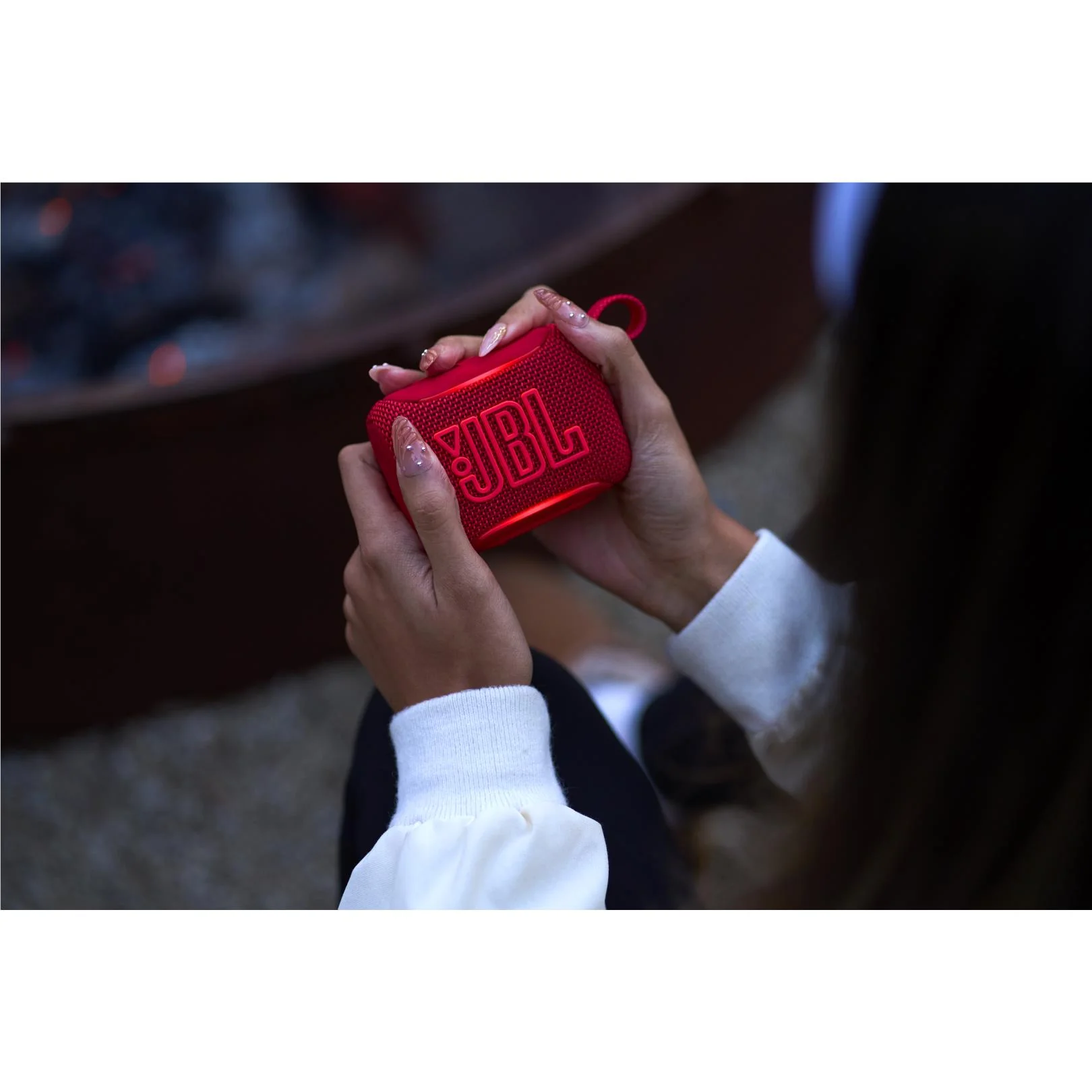 JBL Go 5 Mini Bluetooth Speaker (Red) - Image 8