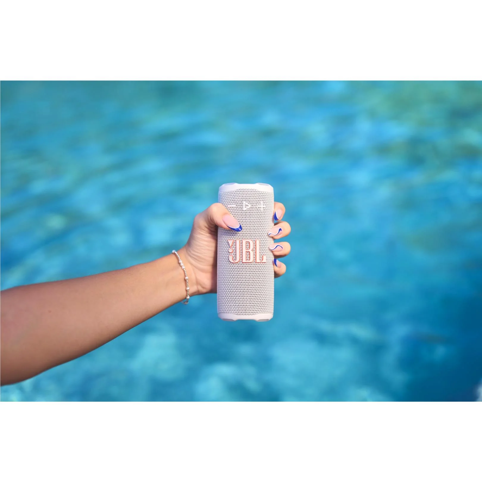 JBL Grip Compact Portable Speaker with Ambient Light (White) - Image 9