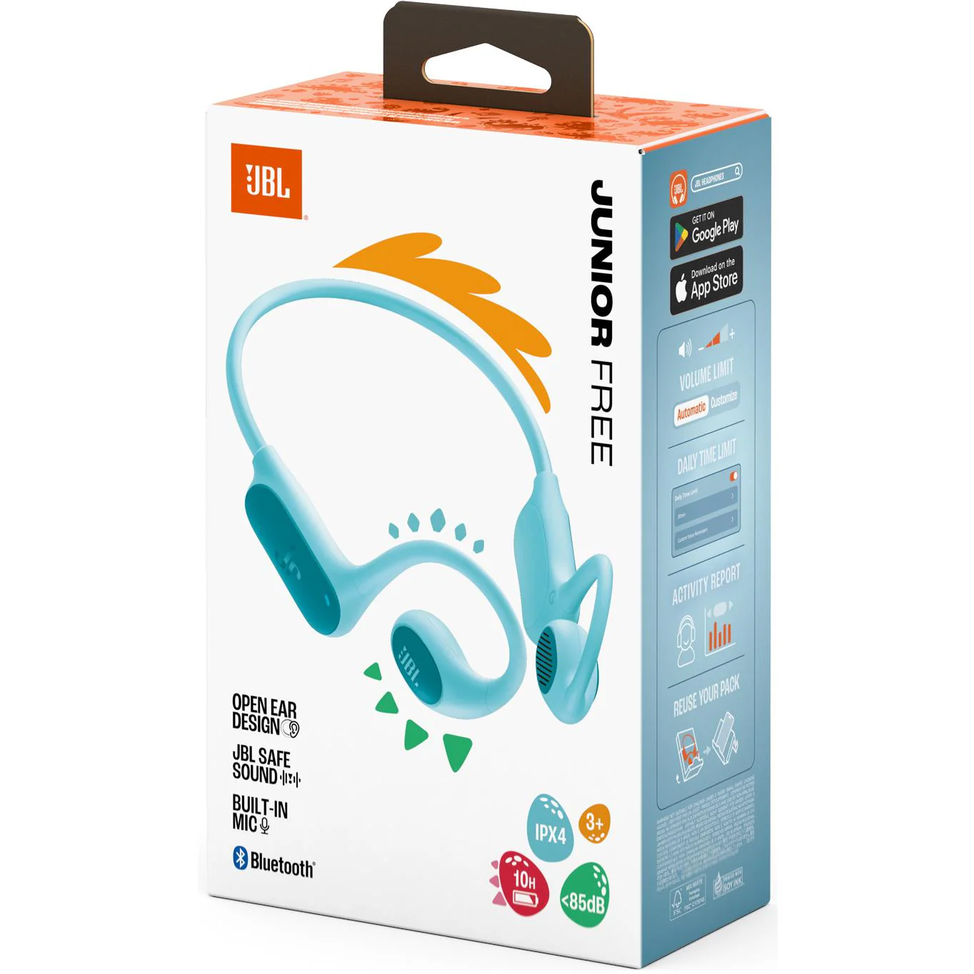 JBL Junior Free Open Ear Junior Headphones (Teal) - Image 7