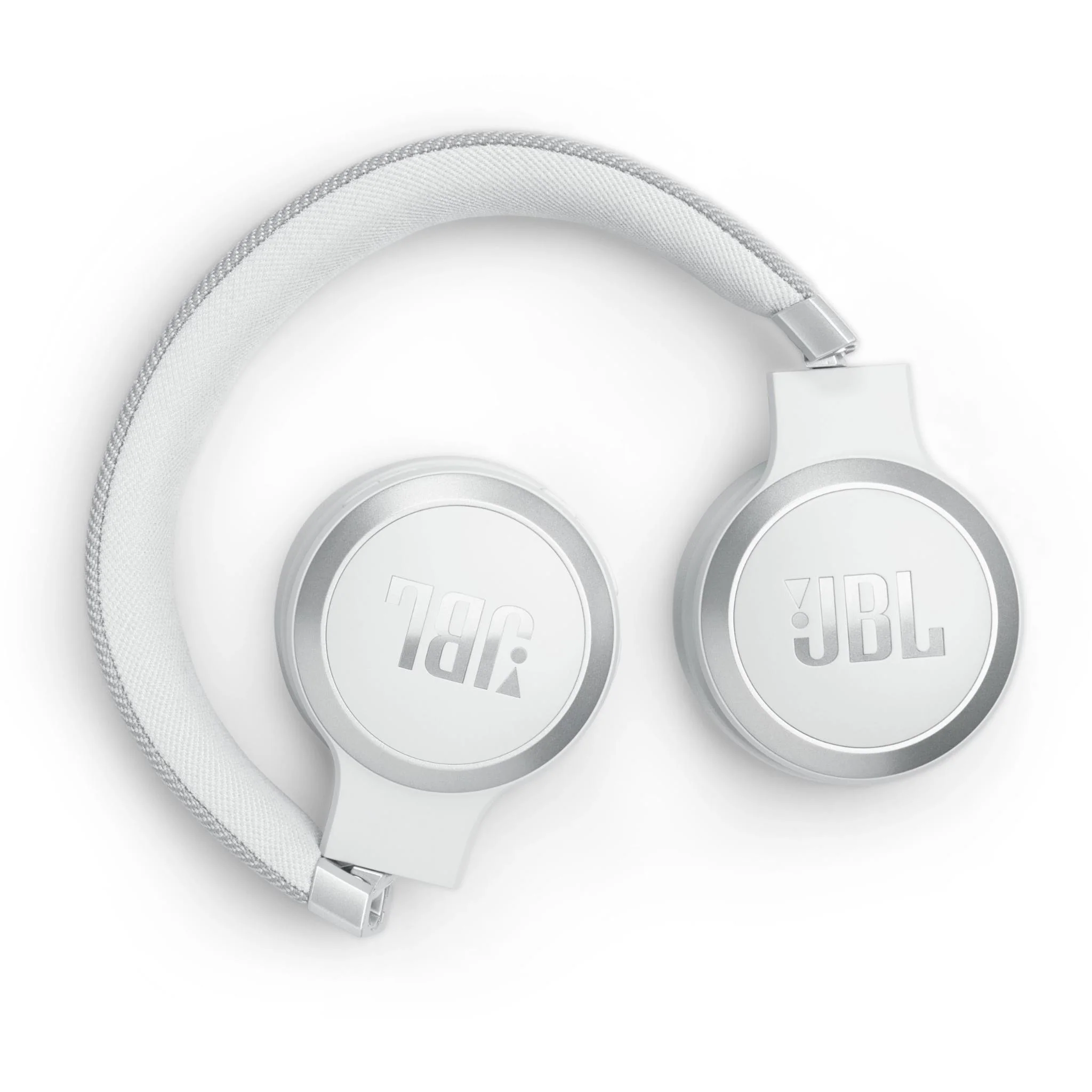 JBL Live 670 Wireless On-Hear Headphones with True Adaptive NC (White) - Image 7