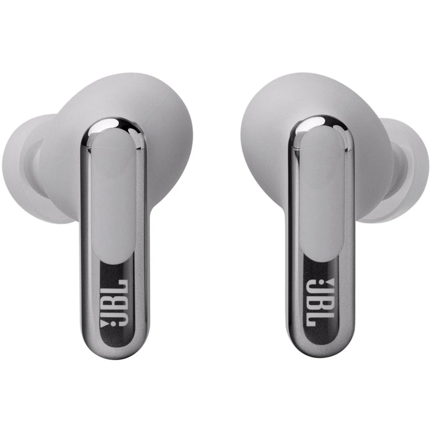 JBL Live Beam 3 TWS Noise Cancelling In-Ear Headphones (Silver) - Image 2