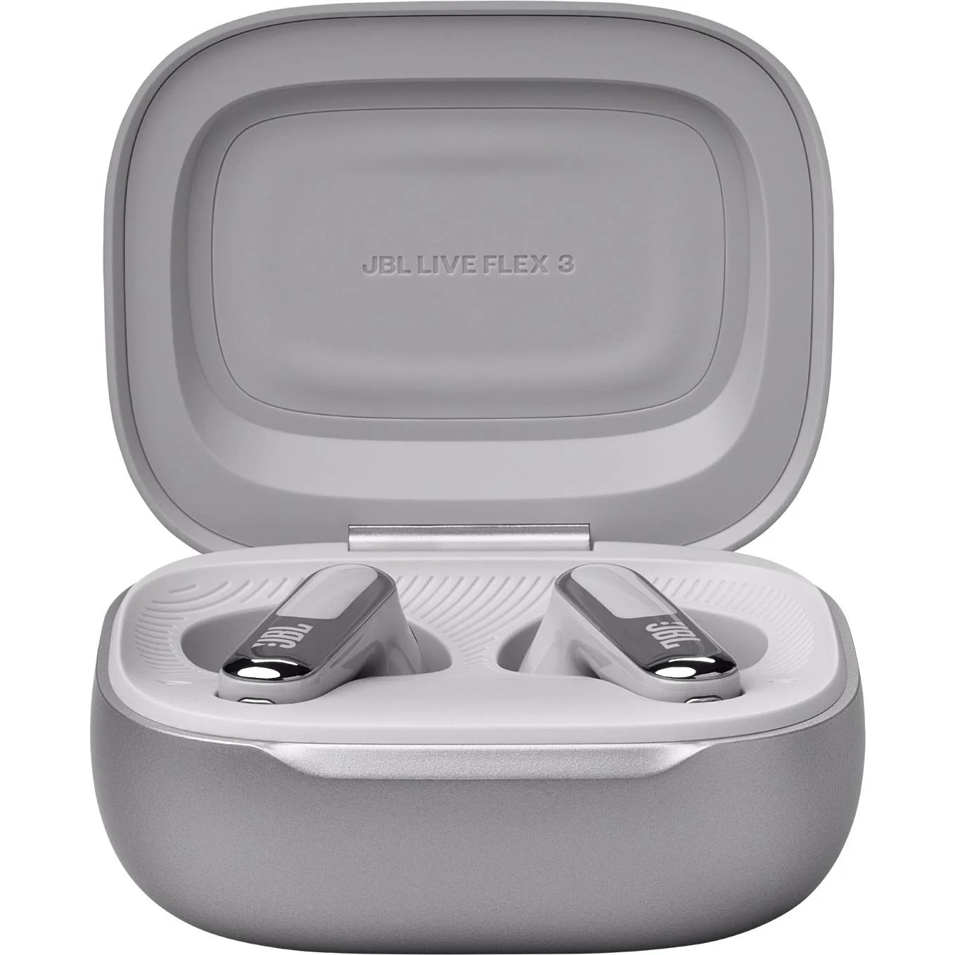 JBL Live Flex 3 TWS Noise Cancelling In-Ear Headphones (Silver) - Image 6