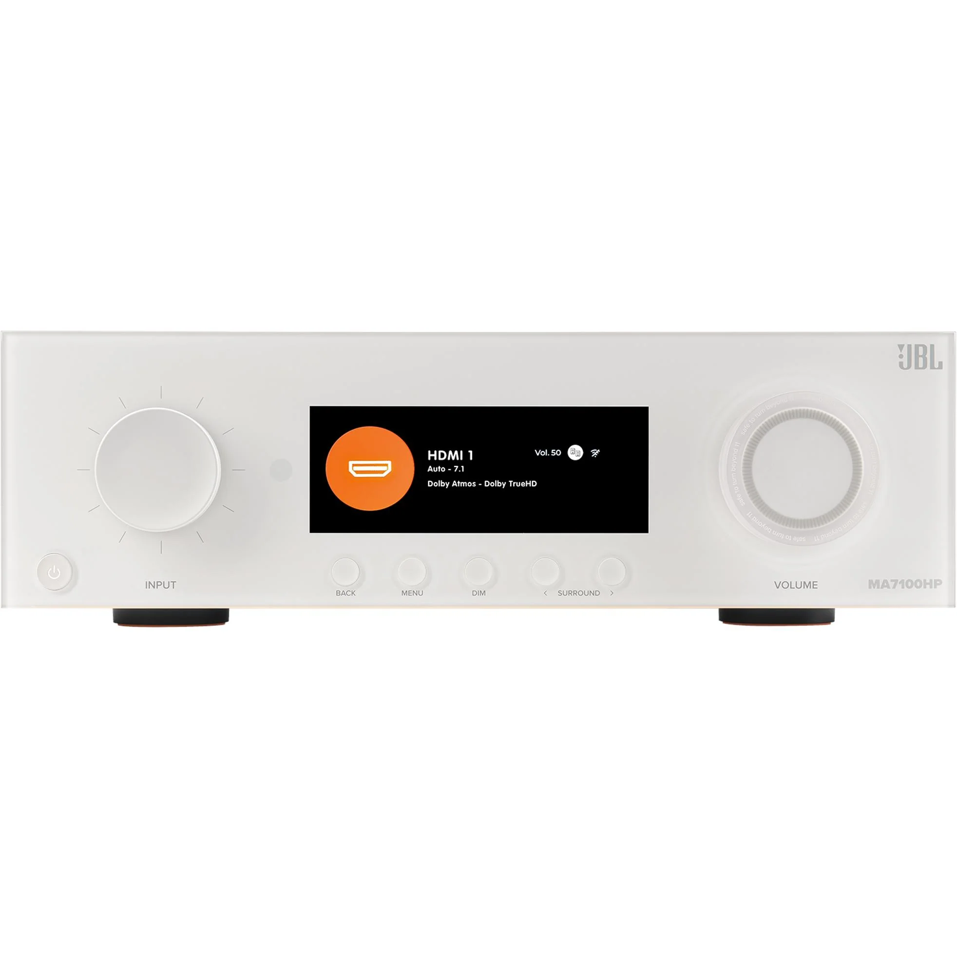 JBL MA7100 7.2 Channel 8K High Performance AV Receiver (White) [~Ex Demo] - Image 4