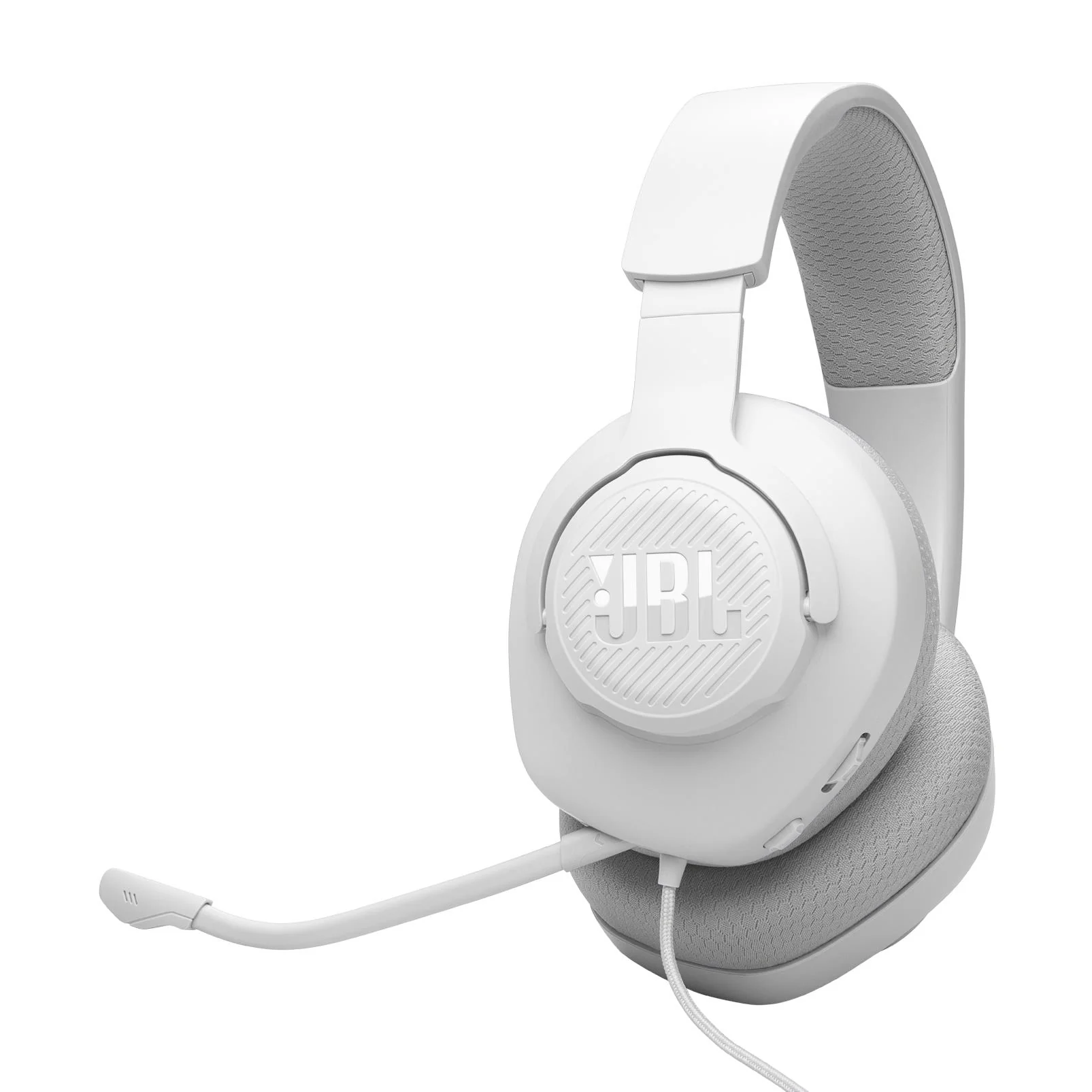 JBL Quantum 100 M2 Wired Gaming Headset (White) - Image 2