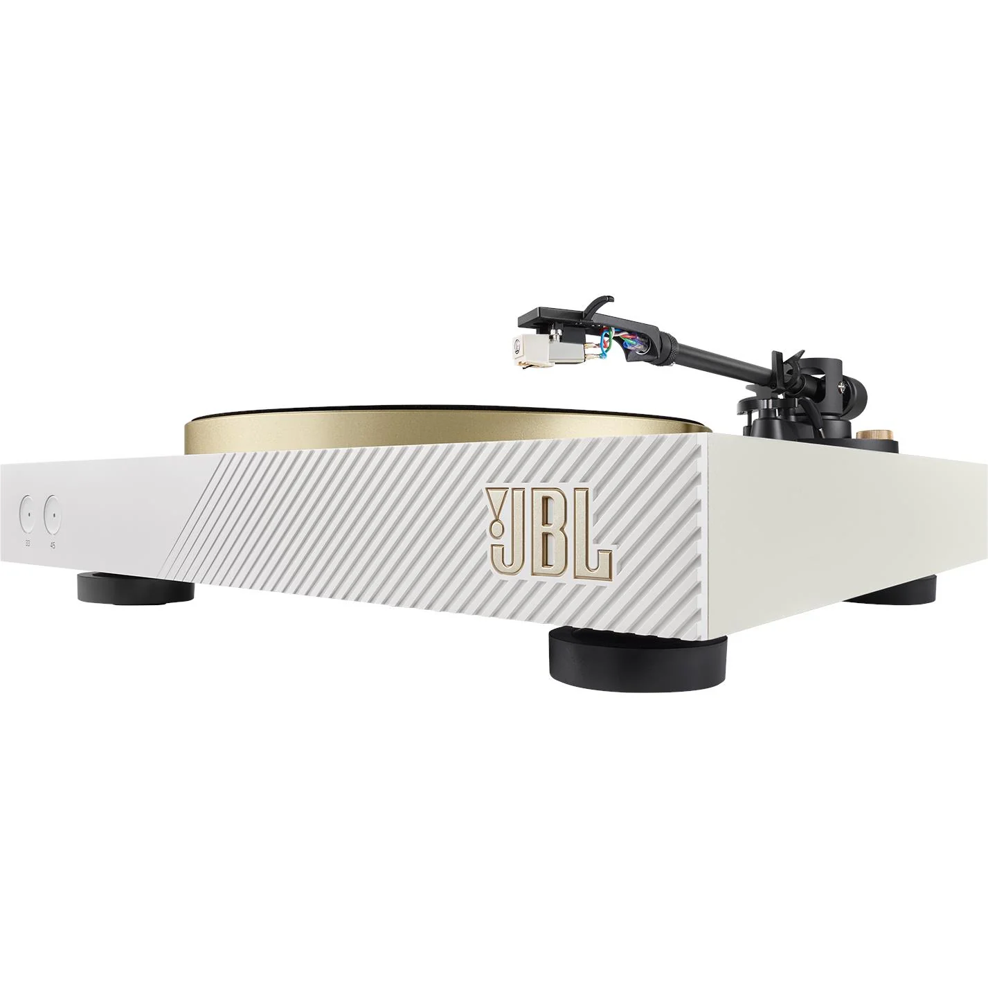 JBL Spinner BT Bluetooth Turntable (White/Gold) - Image 7