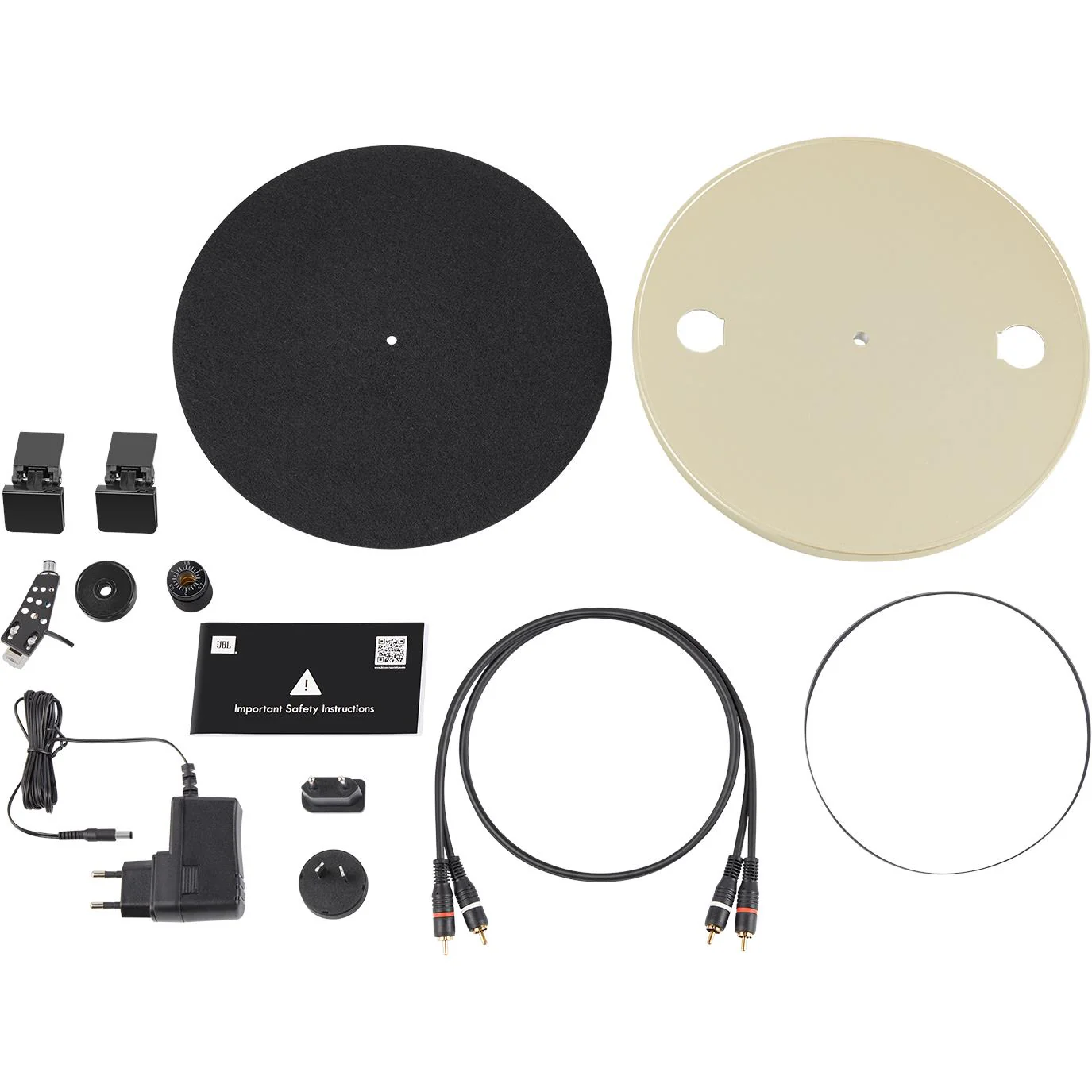 JBL Spinner BT Bluetooth Turntable (White/Gold) - Image 8