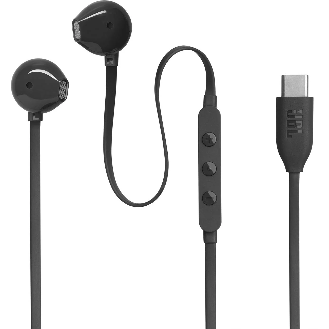 JBL Tune 305C USB-C Wired In-ear Headphones (Black) - Image 6