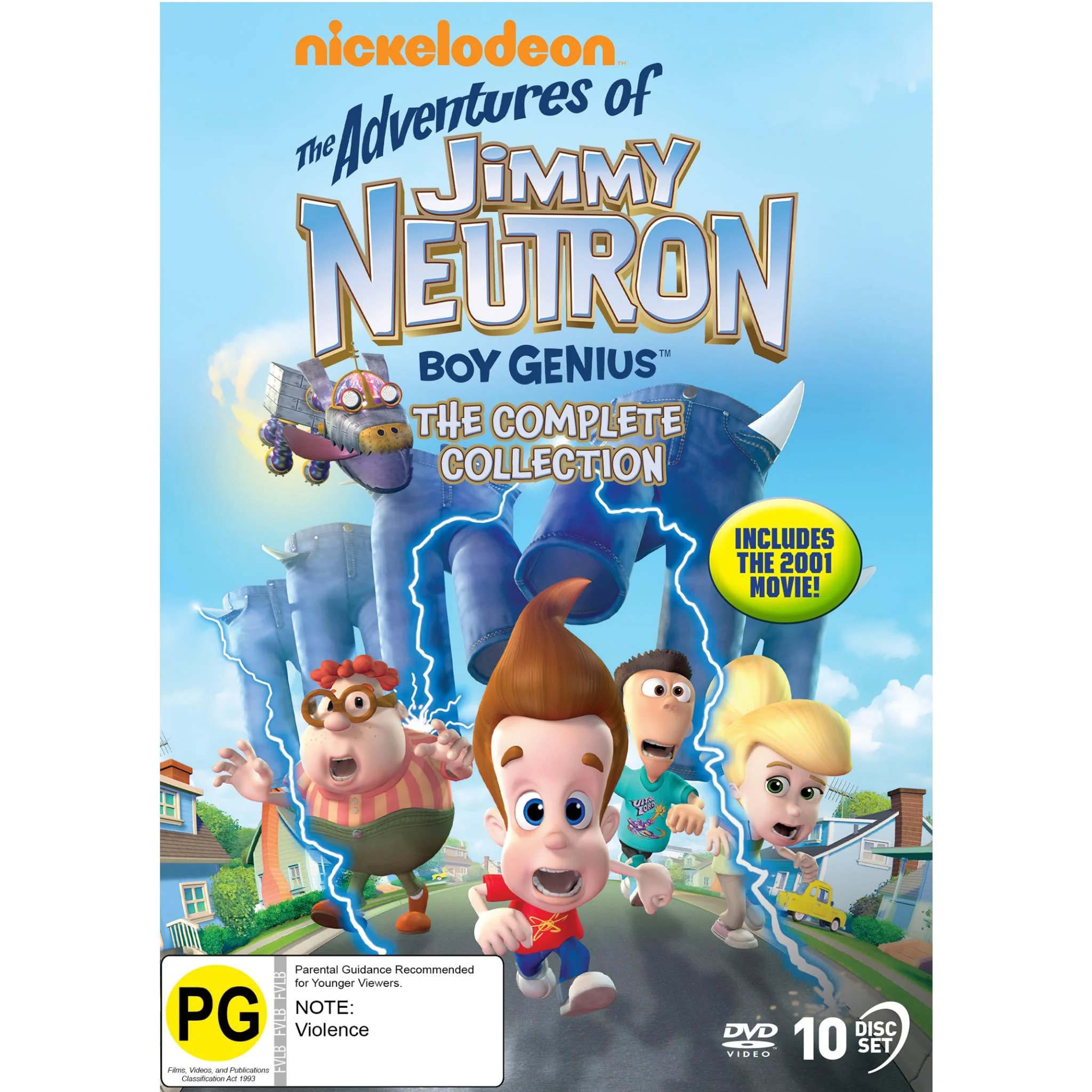 Jimmy Neutron Boy Genius- Complete Film & TV Collection