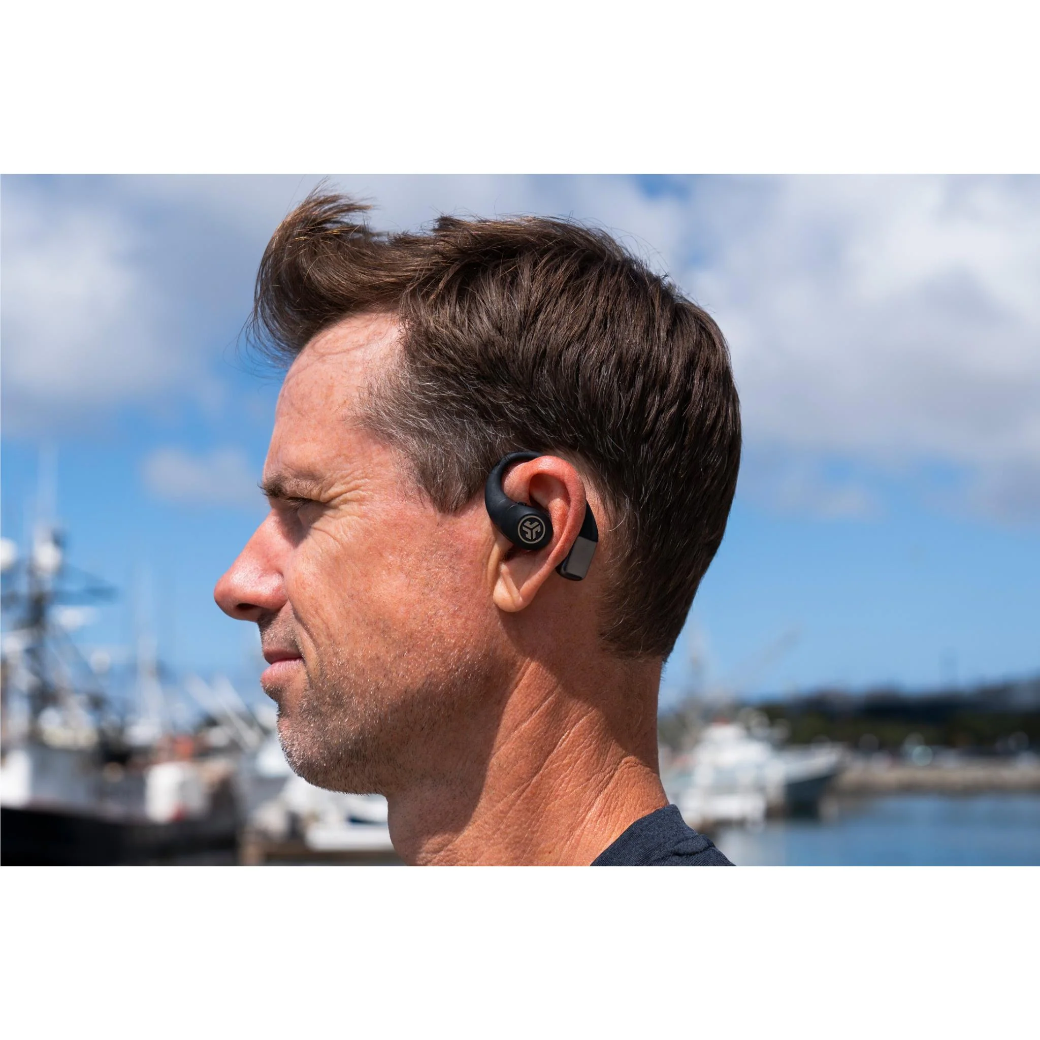 JLab Epic Open Sport True Wireless Earbuds (Black) - Image 10