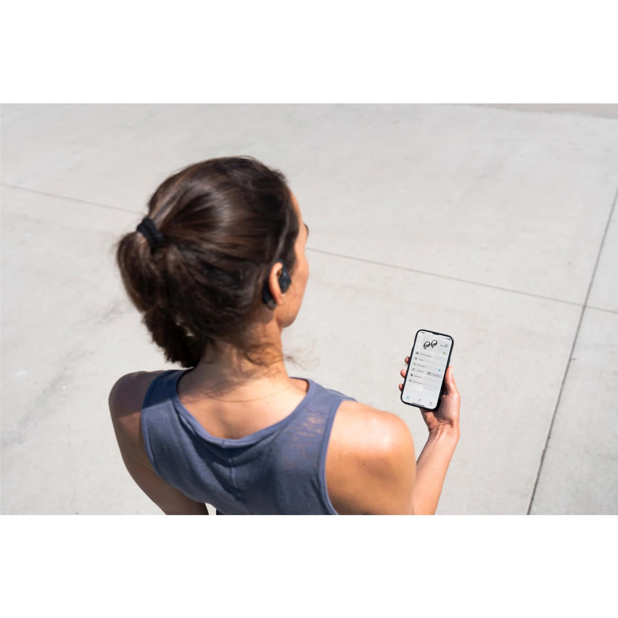 JLab Epic Open Sport True Wireless Earbuds (Black) - Image 5