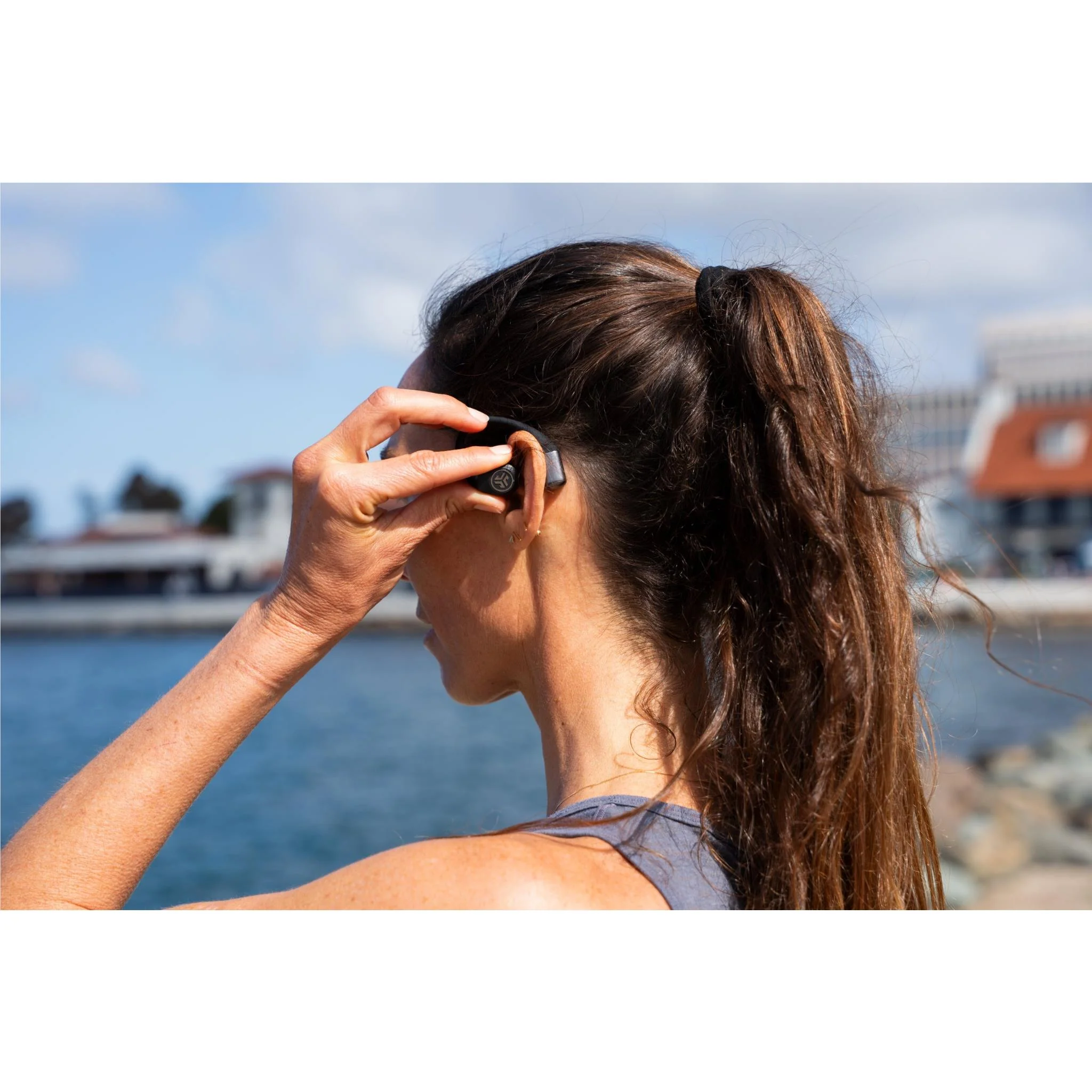 JLab Epic Open Sport True Wireless Earbuds (Black) - Image 6