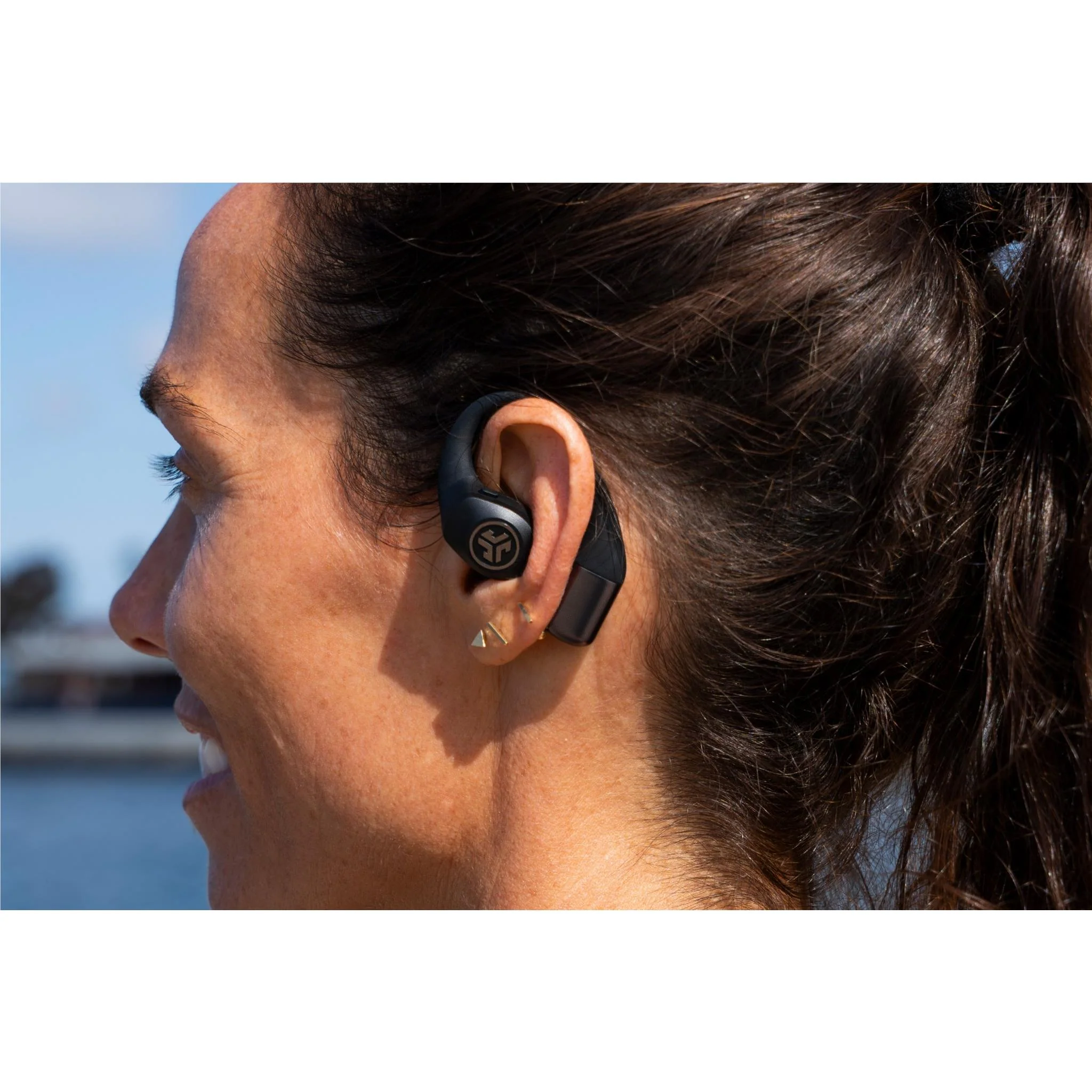 JLab Epic Open Sport True Wireless Earbuds (Black) - Image 9