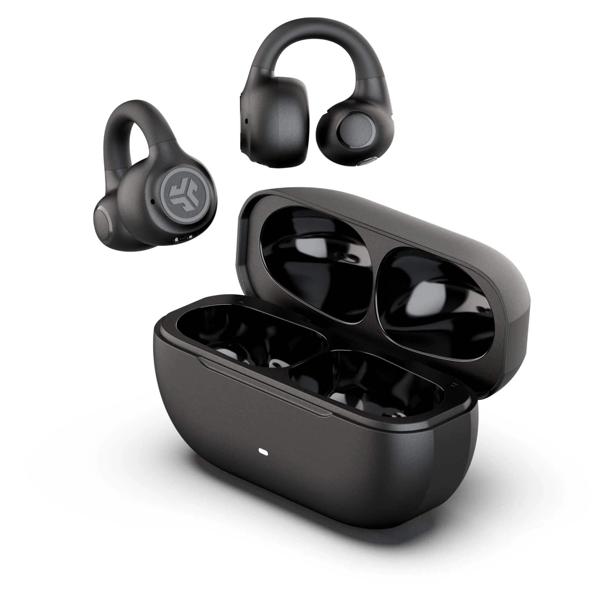 JLab Flex Open Wireless Earbuds (Black) - Image 2