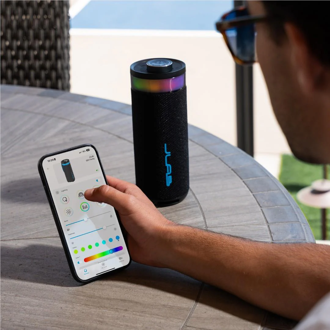 JLab Go Party Portable Bluetooth Speaker (Black) - Image 7