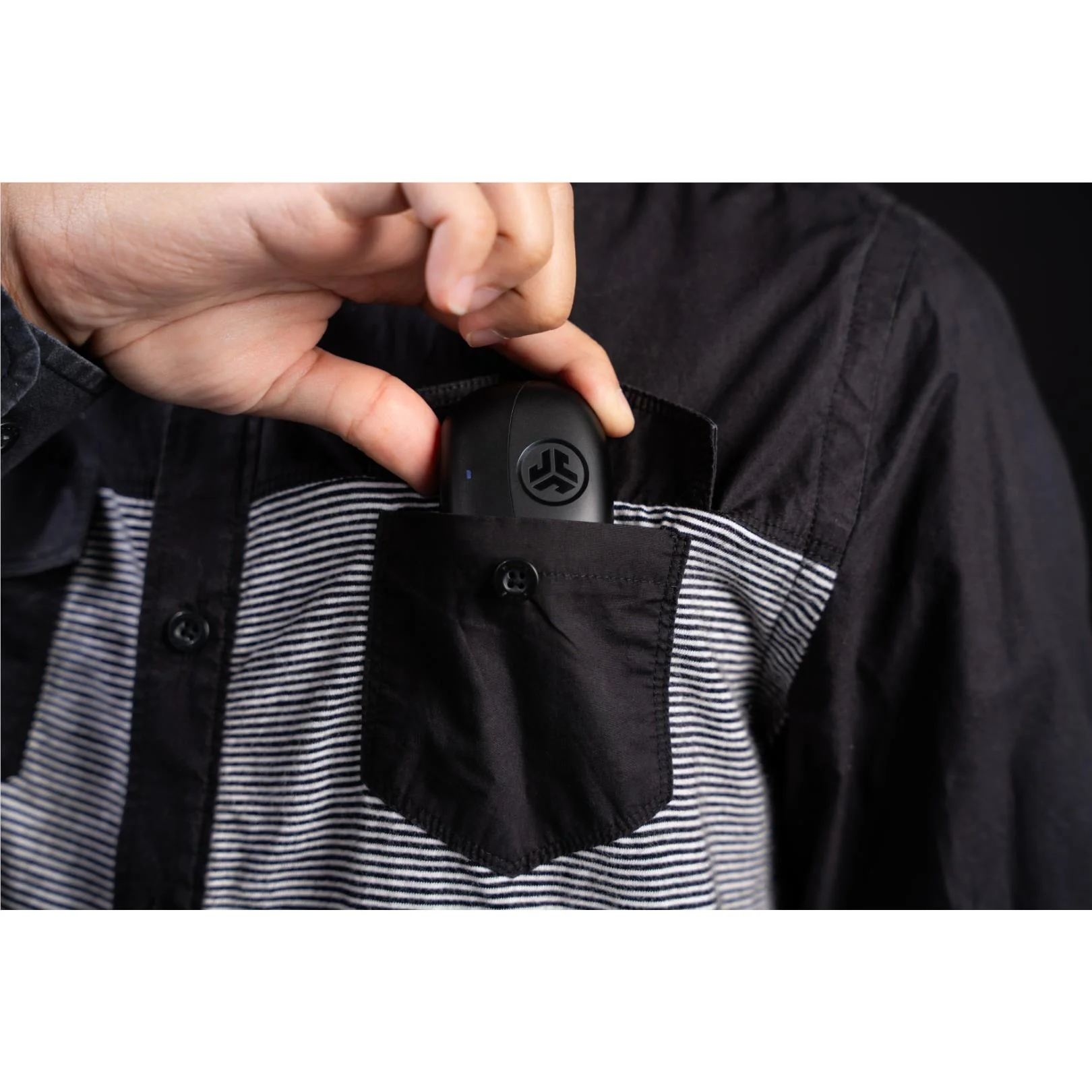 JLab GO Pods ANC True Wireless Earbuds (Black) - Image 7