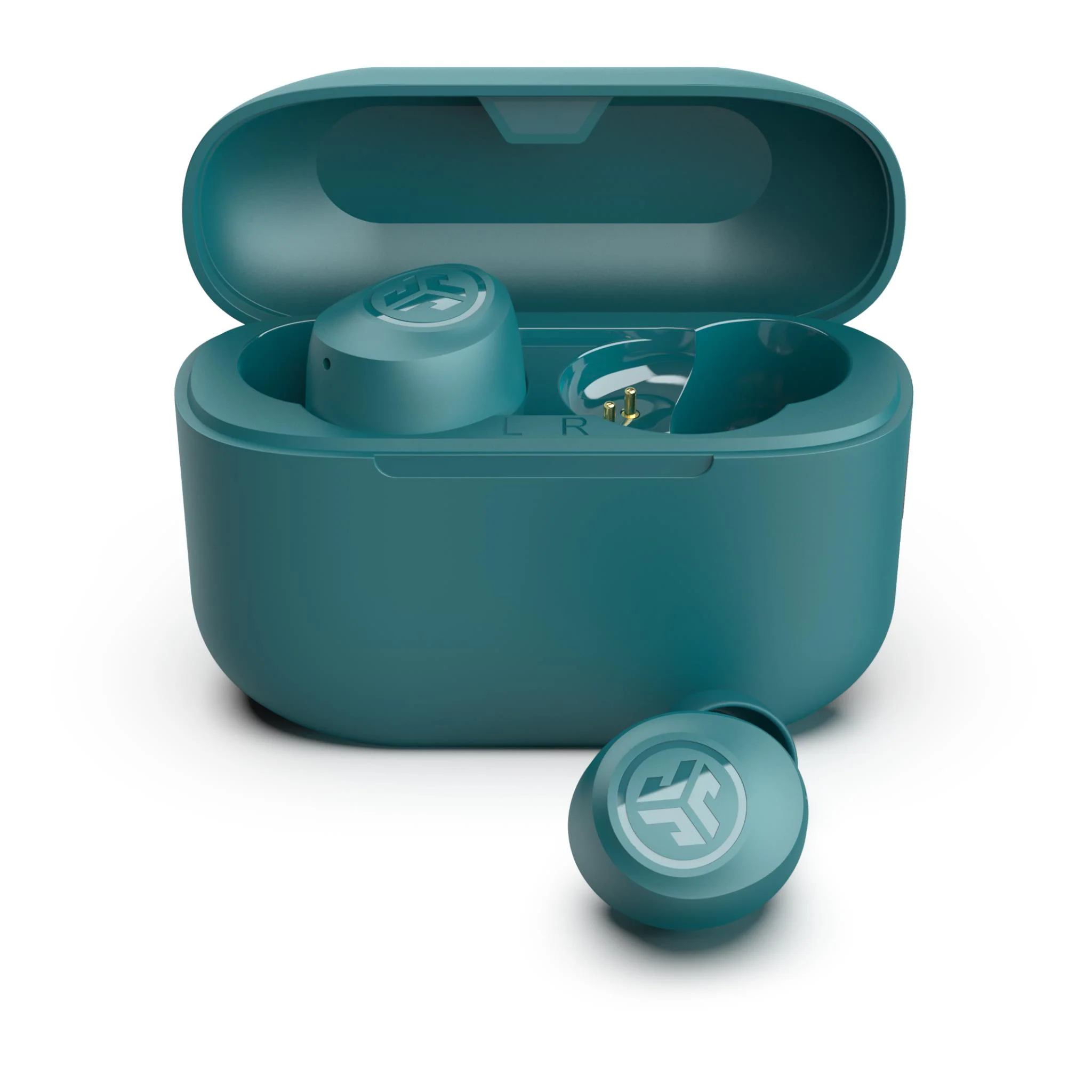 JLab Go Pop+ True Wireless Earbuds (Teal)