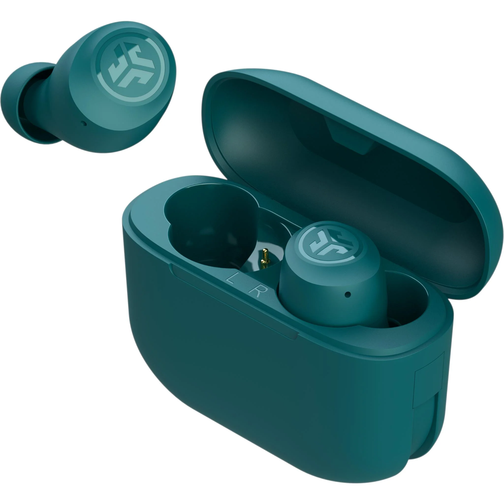 JLab Go Pop+ True Wireless Earbuds (Teal) - Image 4