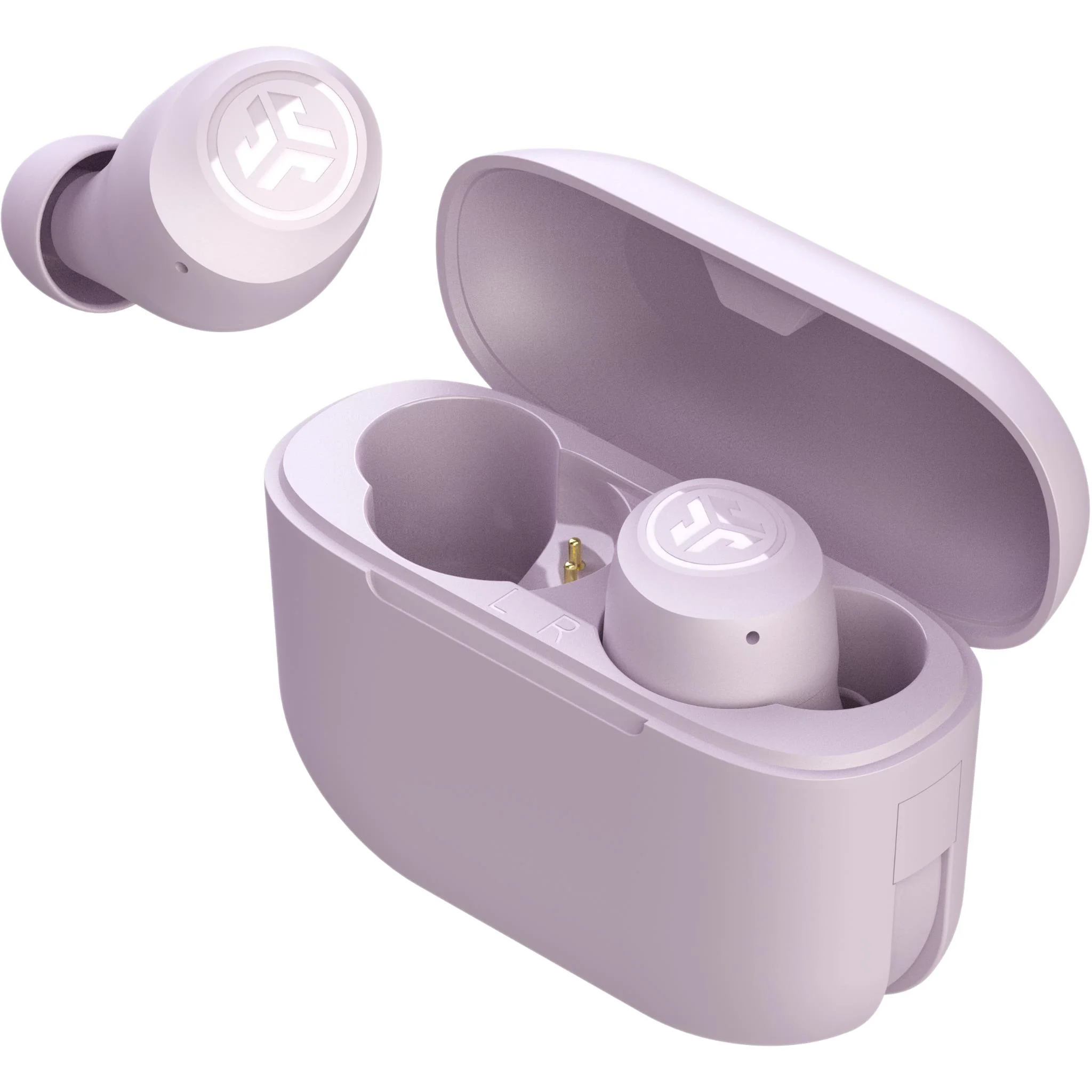 JLab GO Pop+ True Wireless In-Ear Headphones (Lilac) - Image 4