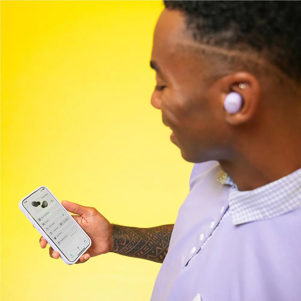 JLab GO Pop+ True Wireless In-Ear Headphones (Lilac) - Image 7