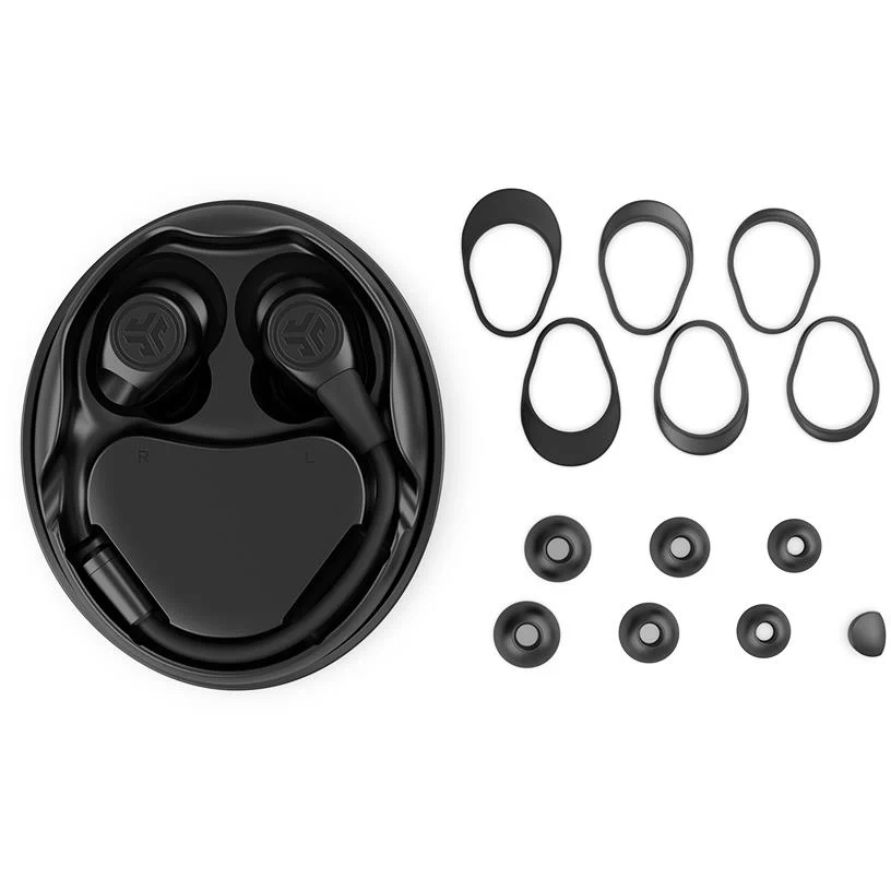 JLab Work Buds True Wireless Earbuds (Black) - Image 5