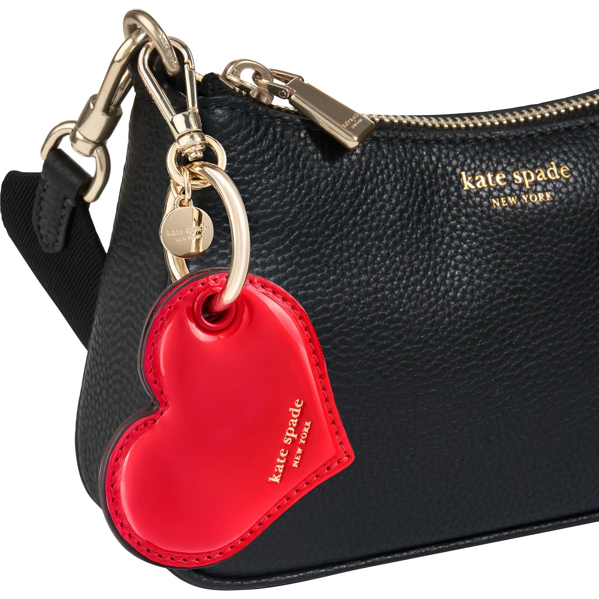 Kate Spade AirTag Charm Keychain (Heart) - Image 7