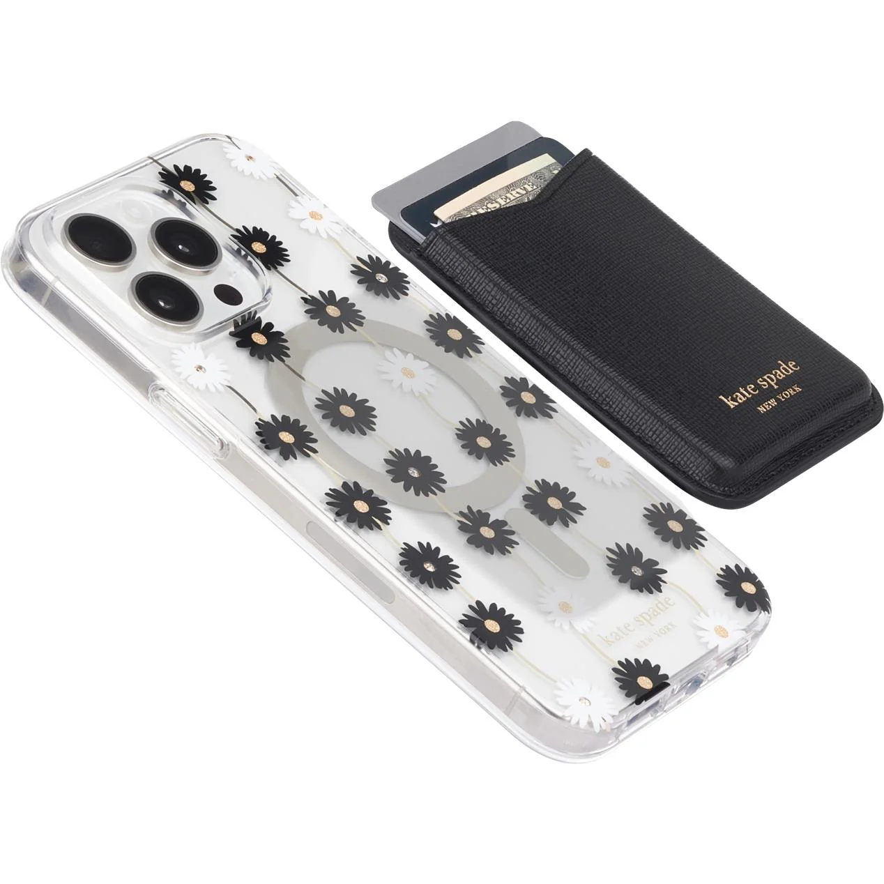kate spade new york Magnetic Card Holder works with MagSafe (Black) - Image 4