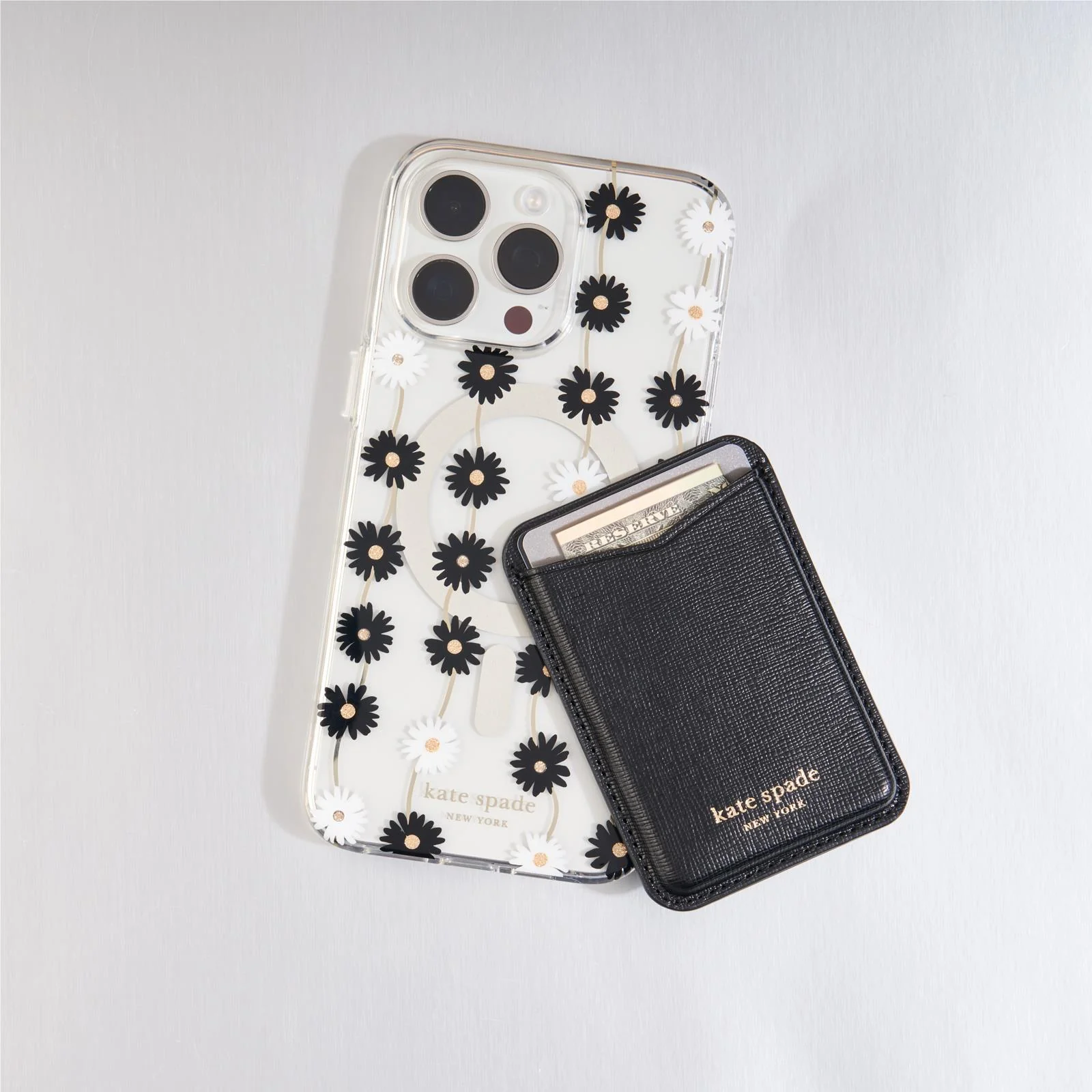 kate spade new york Magnetic Card Holder works with MagSafe (Black) - Image 7