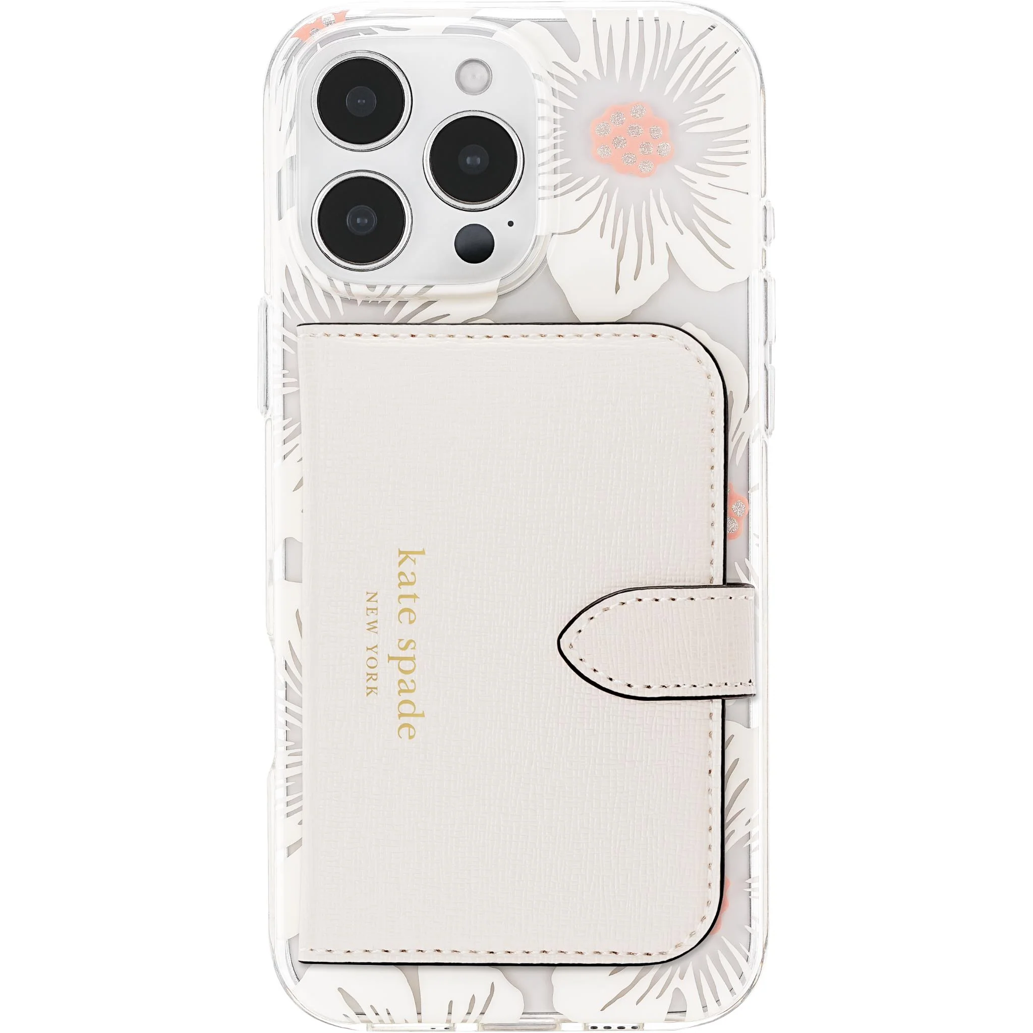 kate spade new york Morgan Magnetic Wallet (Cream) - Image 3