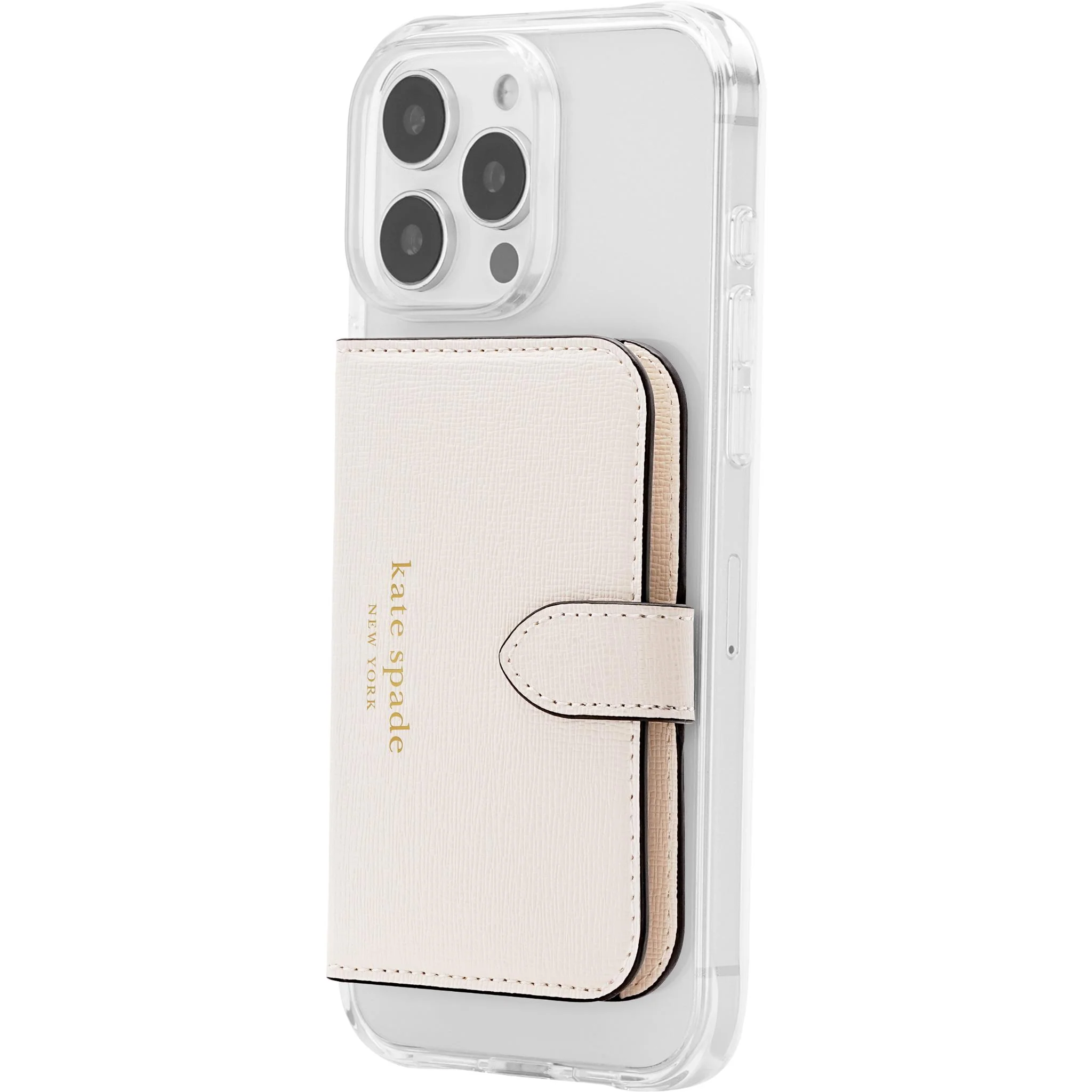 kate spade new york Morgan Magnetic Wallet (Cream) - Image 7