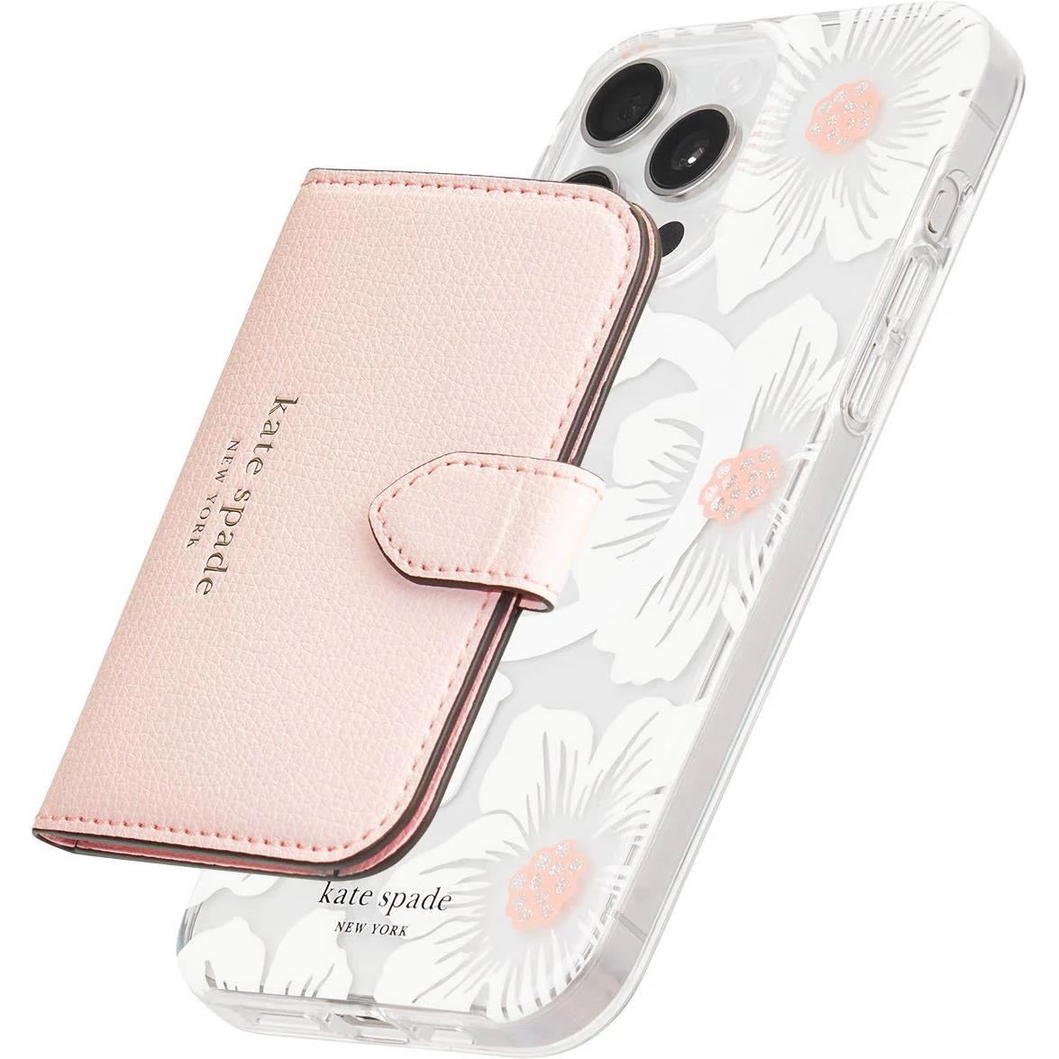 kate spade new york Morgan MagSafe Magnetic Wallet (Chalk Pink) - Image 4
