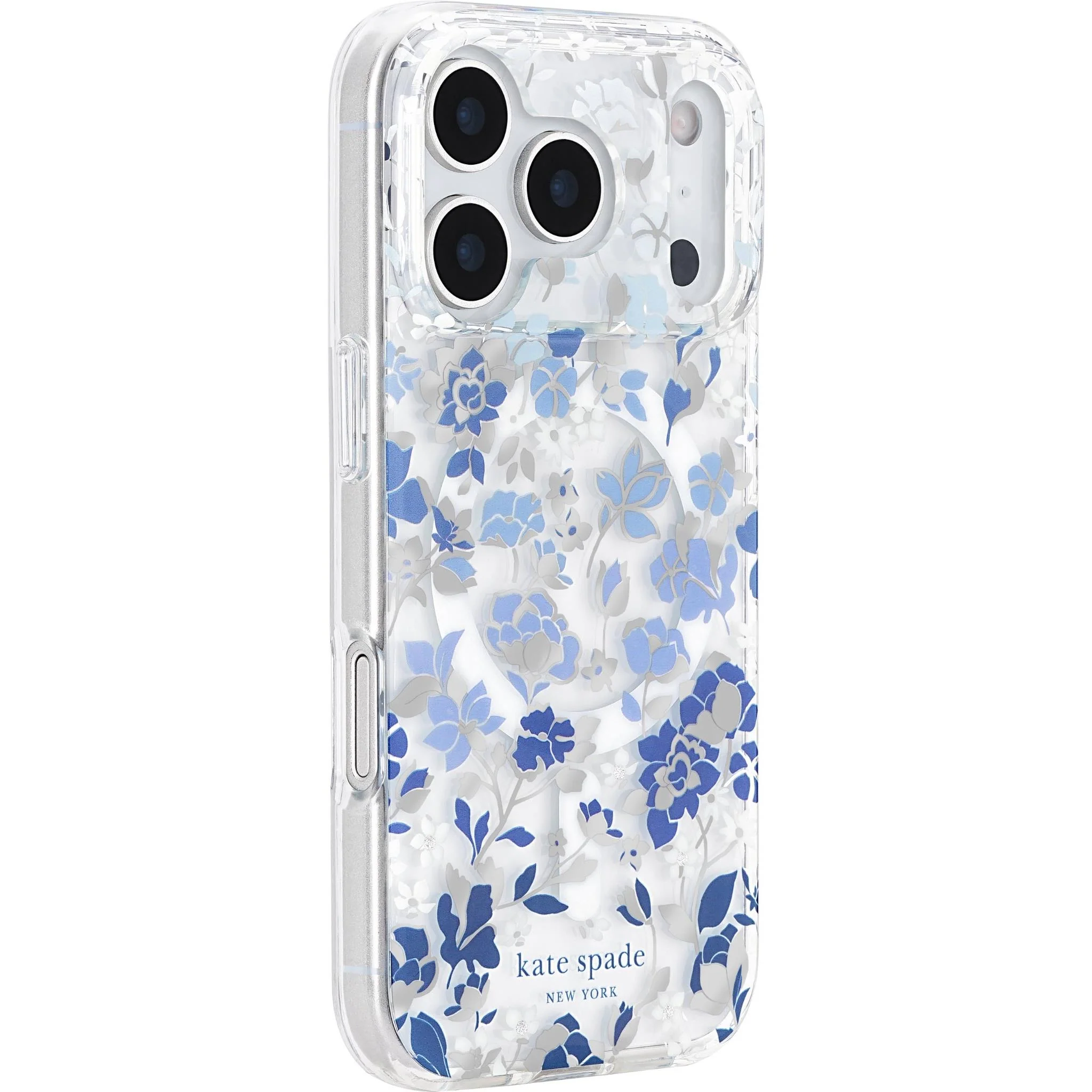 Kate Spade Protective MagSafe Case for iPhone 17 Pro (Flowerbed Blue) - Image 2