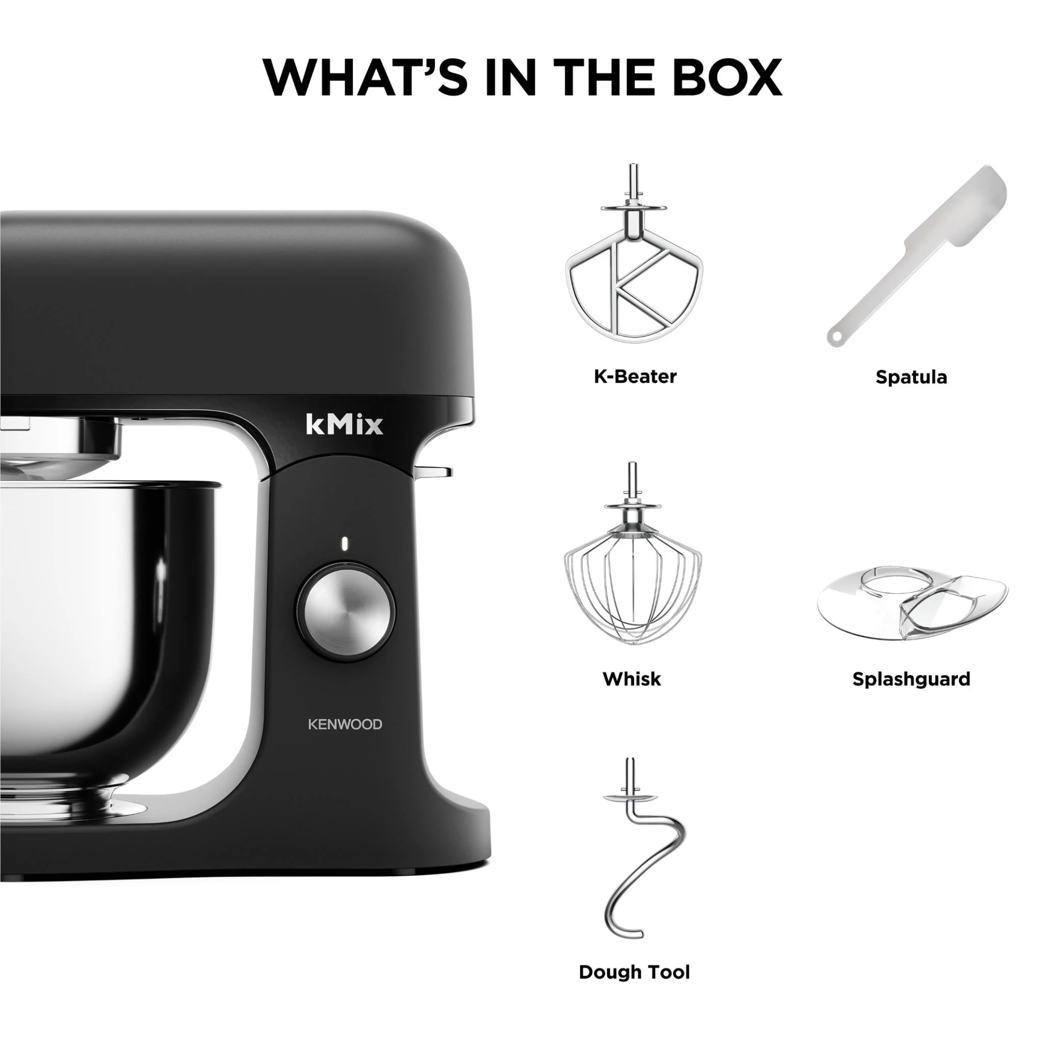 Kenwood KMX751 kMix Stand Mixer (Sleek Black) - Image 8