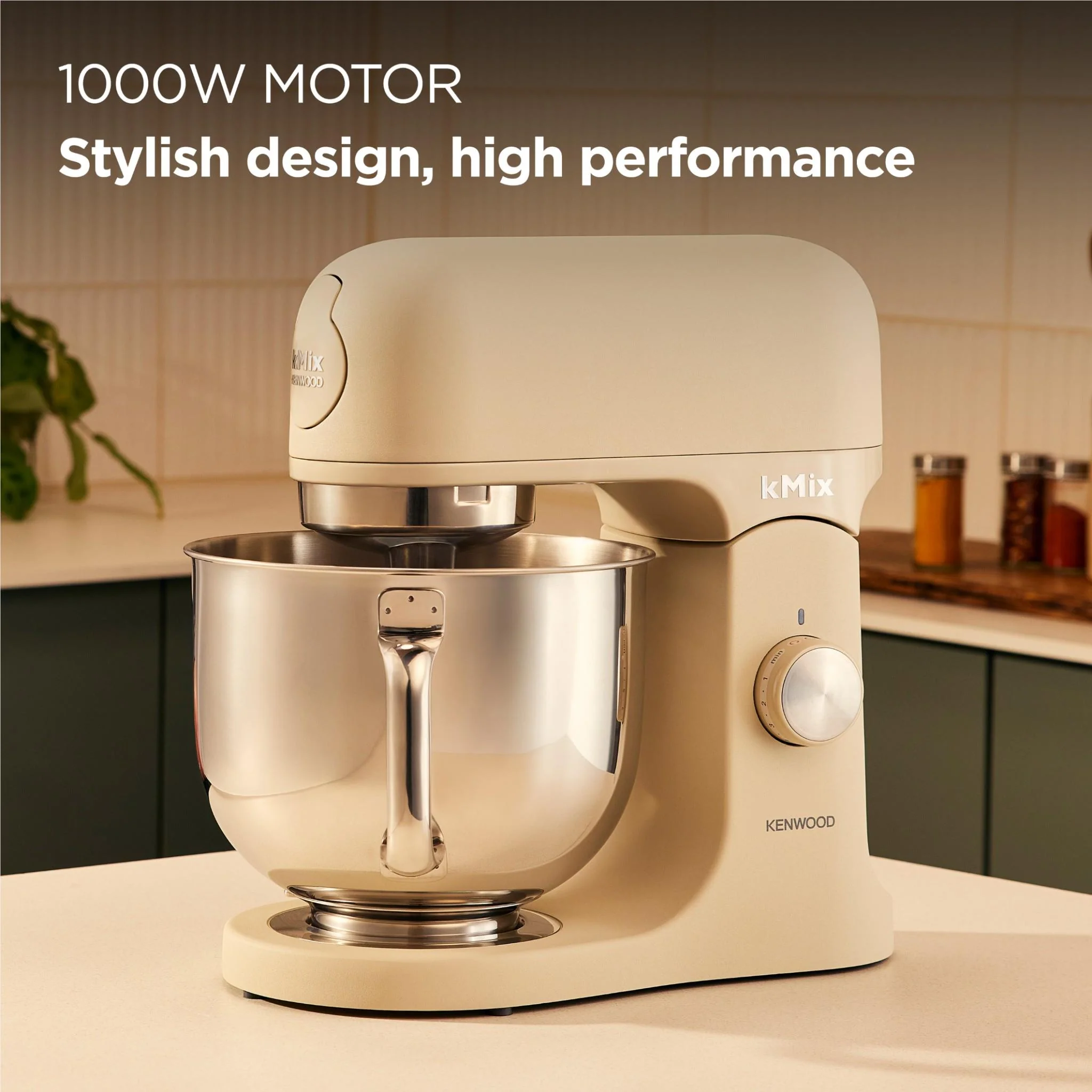 Kenwood KMX751 kMix Stand Mixer (Sleek Cream) - Image 2