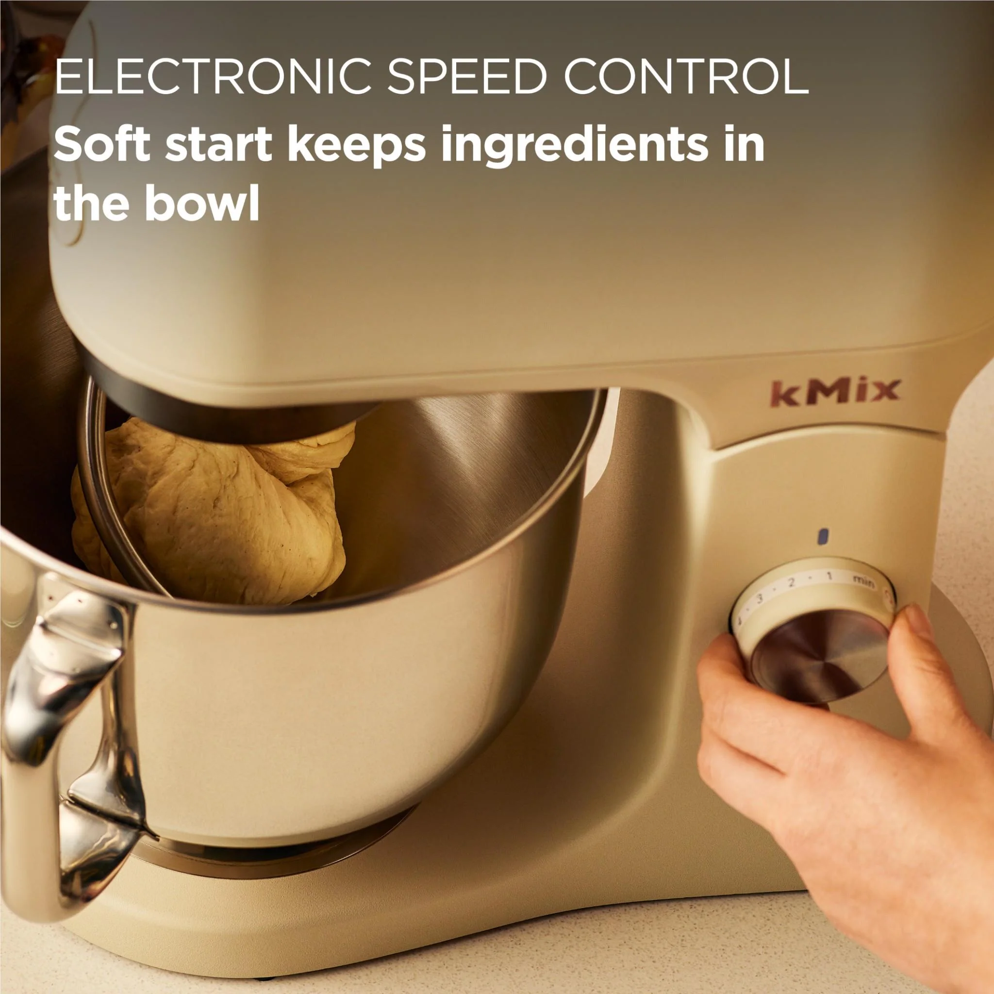 Kenwood KMX751 kMix Stand Mixer (Sleek Cream) - Image 3