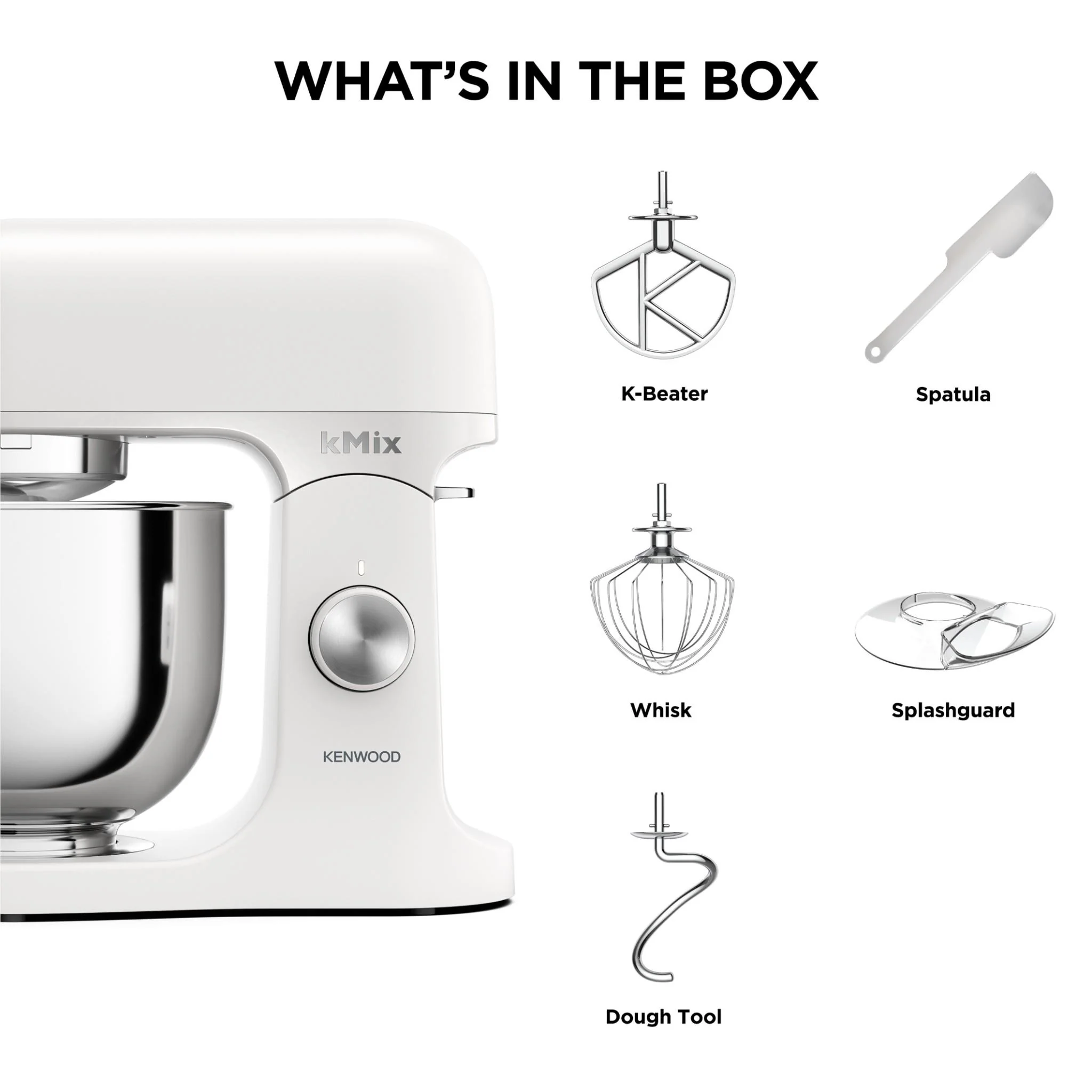 Kenwood KMX751 kMix Stand Mixer (Sleek White) - Image 8