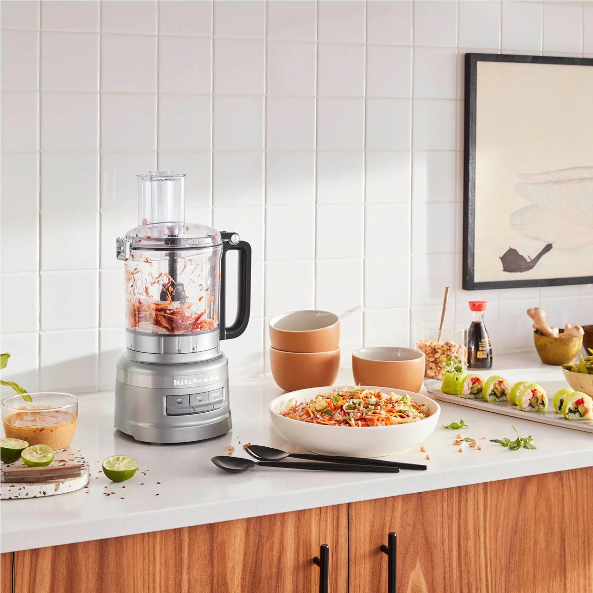 KitchenAid KFP0921 9 Cup Food Processor (Contour Silver) - Image 10