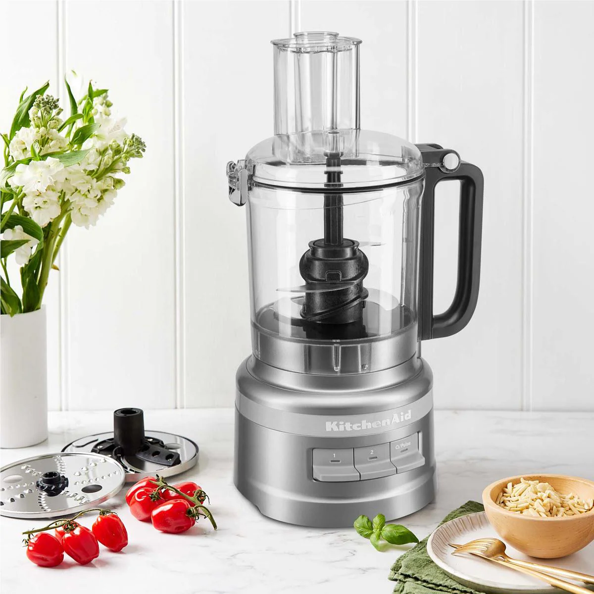 KitchenAid KFP0921 9 Cup Food Processor (Contour Silver) - Image 11