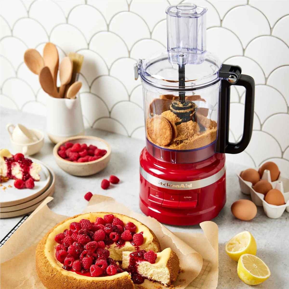 KitchenAid KFP0921 9 Cup Food Processor (Empire Red) - Image 12