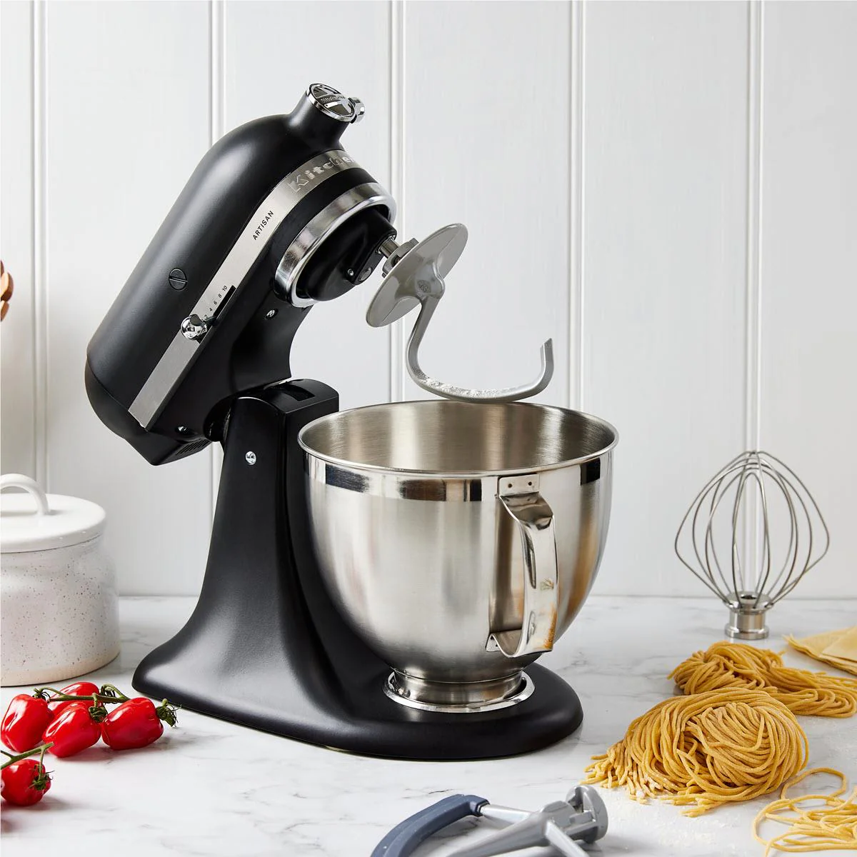 KitchenAid KSM195 4.7L Artisan Stand Mixer (Matte Black) - Image 5