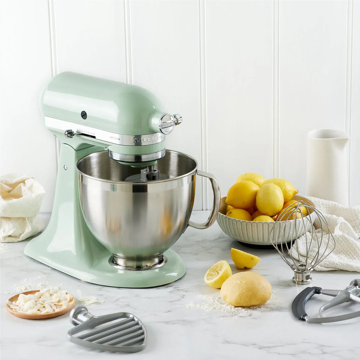 KitchenAid KSM195 4.8L Artisan Stand Mixer (Pistachio) - Image 5