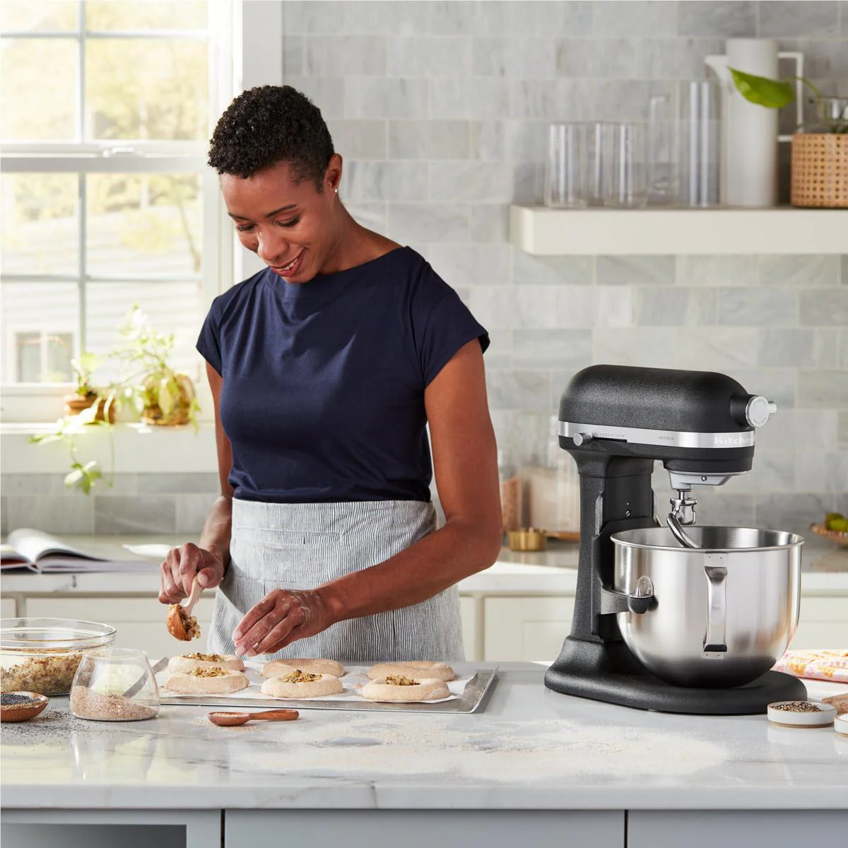 KitchenAid KSM70 6.6L Artisan Bowl Lift Mixer (Cast Iron) - Image 9