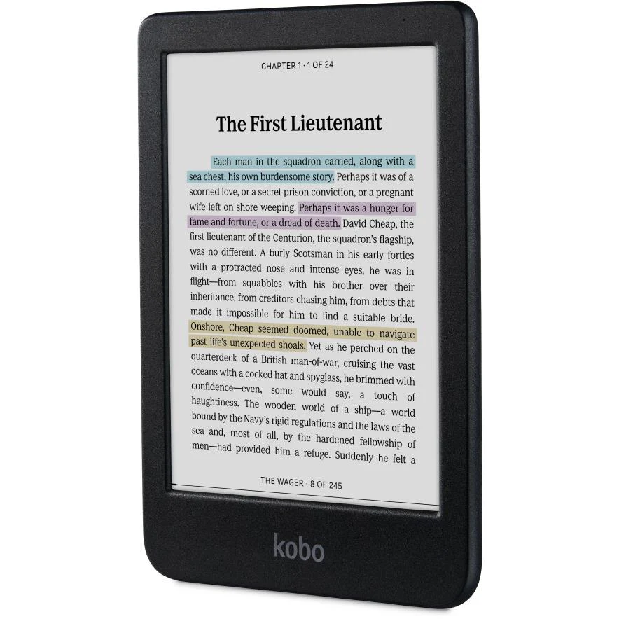 Kobo Clara Colour 6" eReader (Black) - Image 2