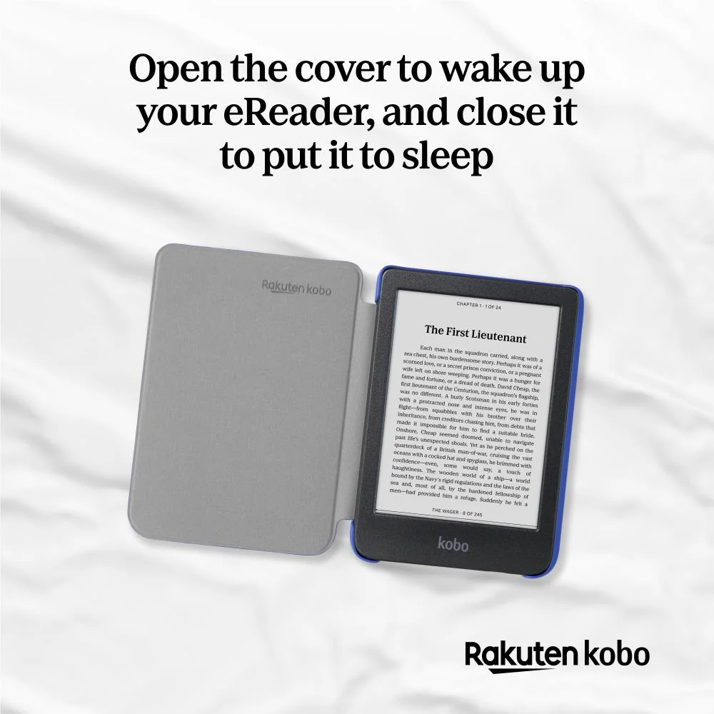 Kobo Clara eReader Basic SleepCover Case (Cobalt Blue) - Image 4