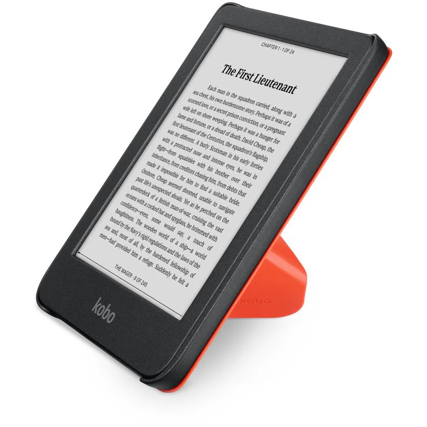 Kobo Clara eReader SleepCover Case (Cayenne Red) - Image 2