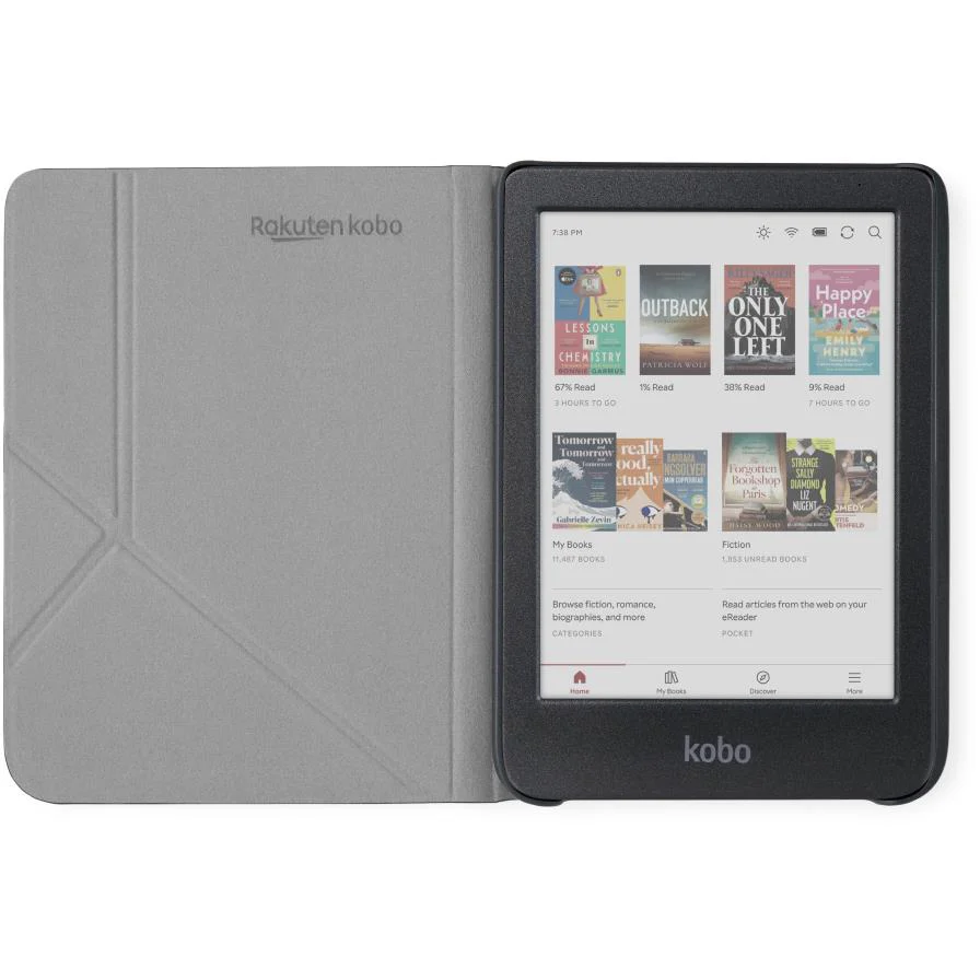 Kobo Clara eReader SleepCover Case (Cayenne Red) - Image 4