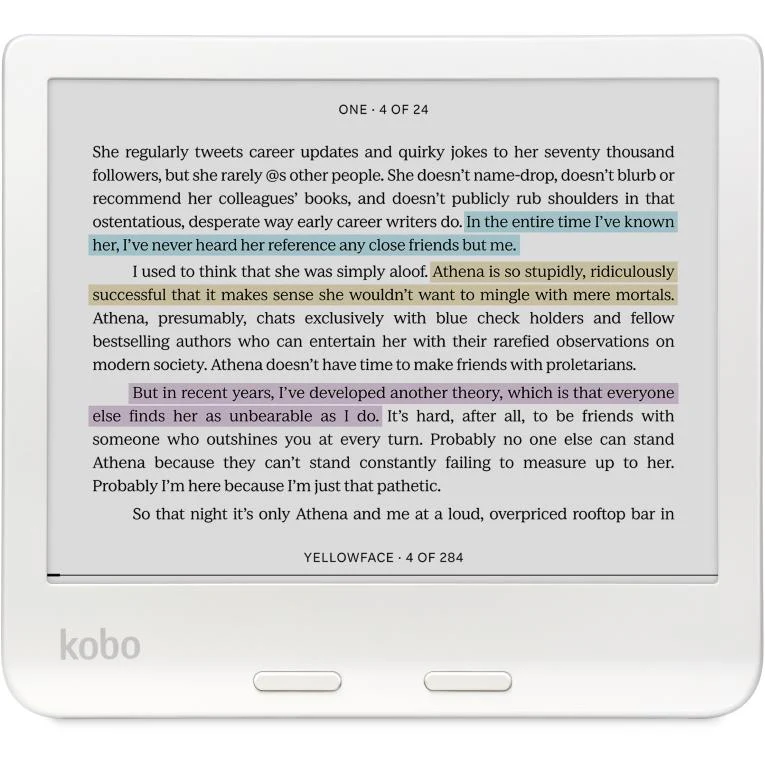 Kobo Libra Colour 7" eReader (White) - Image 4
