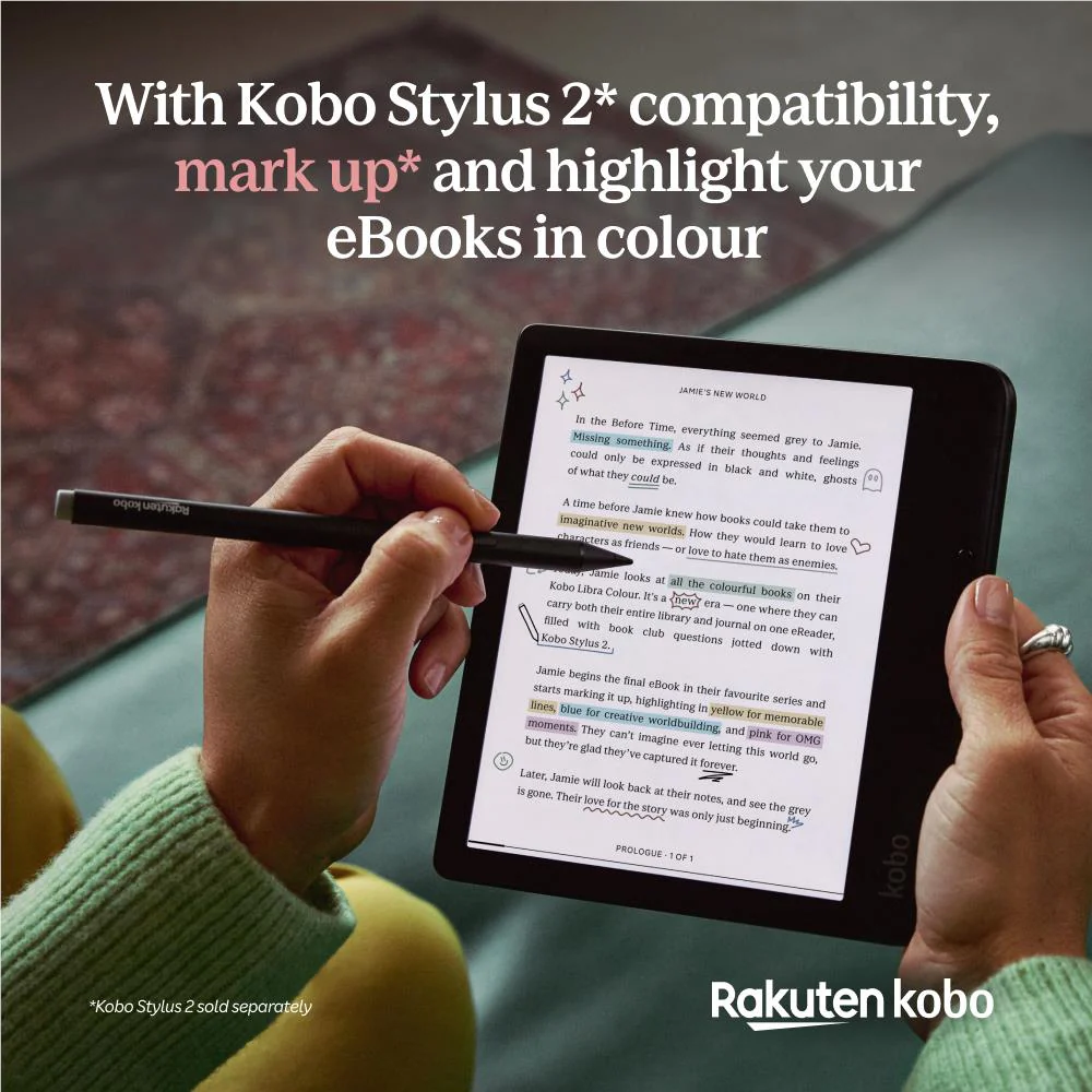 Kobo Libra Colour 7" eReader (White) - Image 8