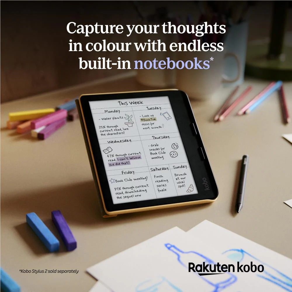 Kobo Libra Colour 7" eReader (White) - Image 9