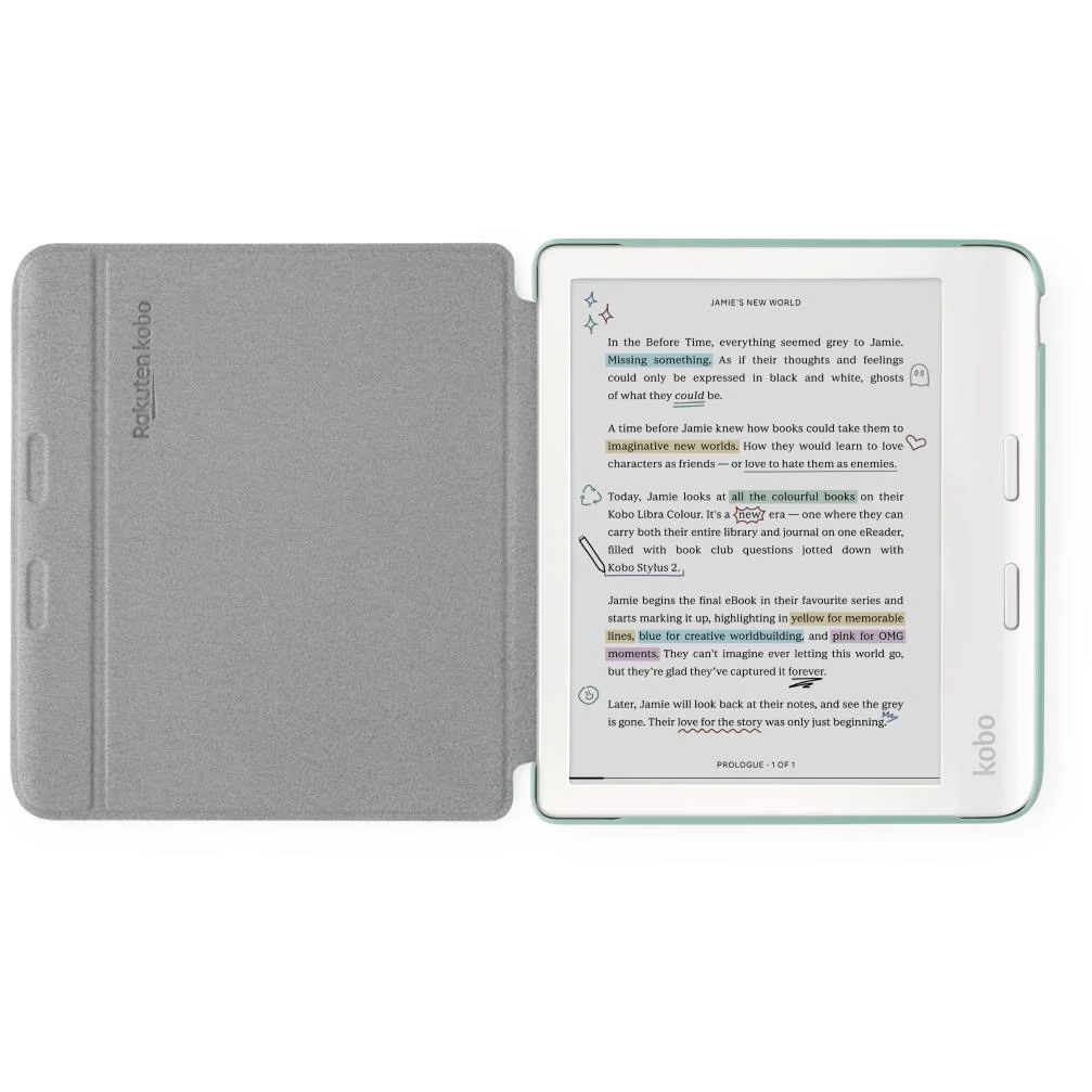 Kobo Libra eReader Basic SleepCover Case (Garden Green) - Image 2