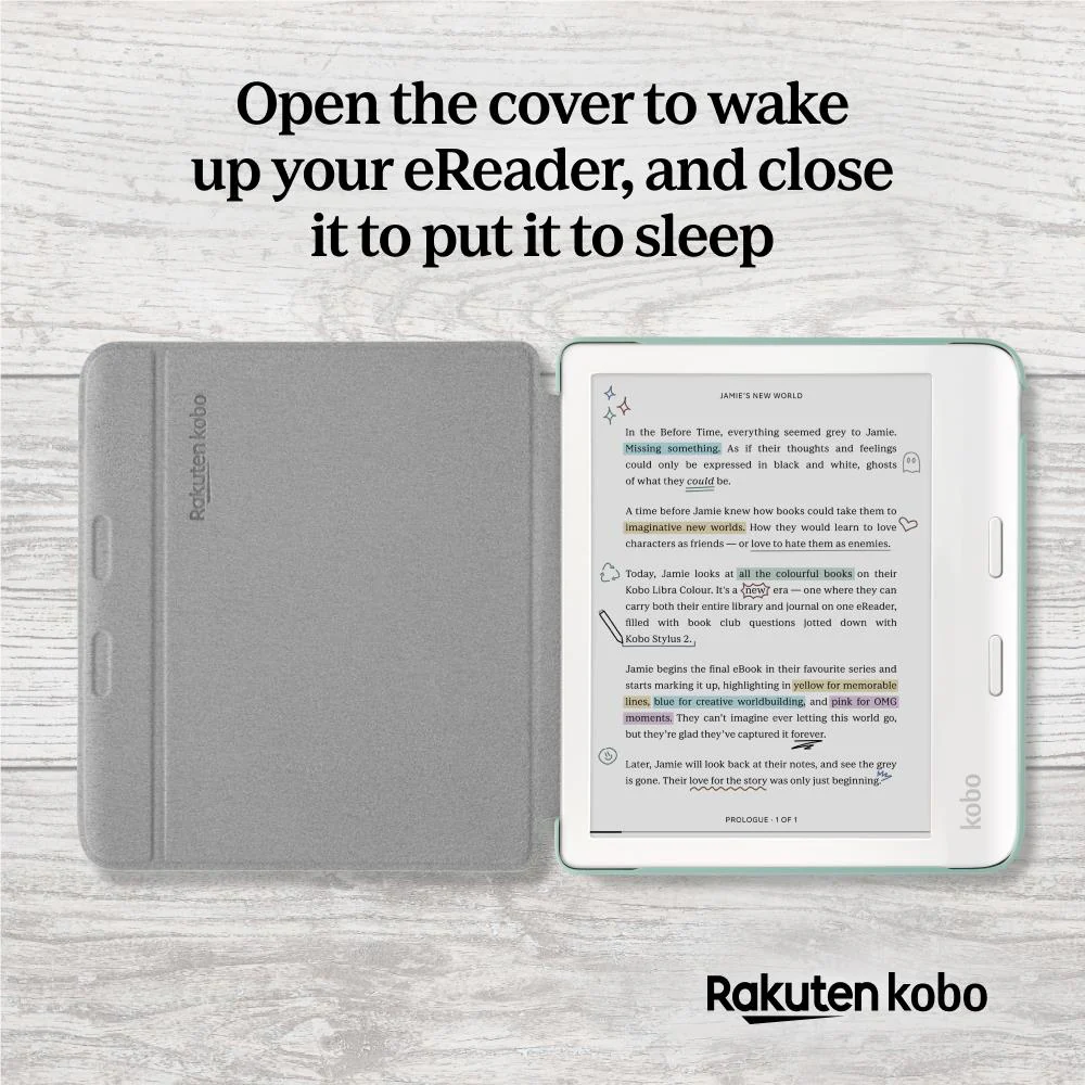 Kobo Libra eReader Basic SleepCover Case (Garden Green) - Image 5